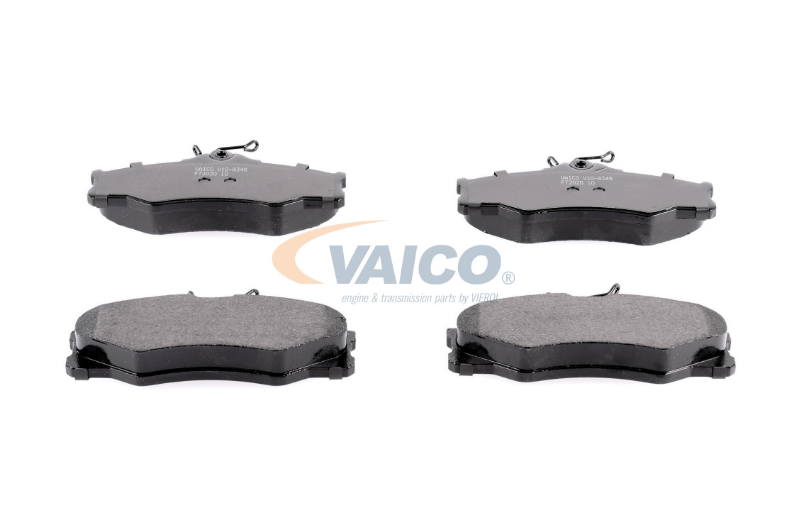 VAICO V10-8348: Stabdžių kaladėlės priekinė ašis, Q+, original equipment manufacturer quality