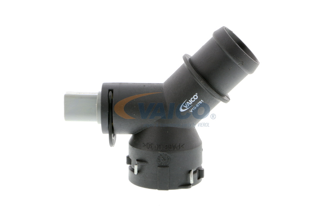 VAICO V10-9761: Brida de refrigerante con sensor, Original calidad de VAICO
