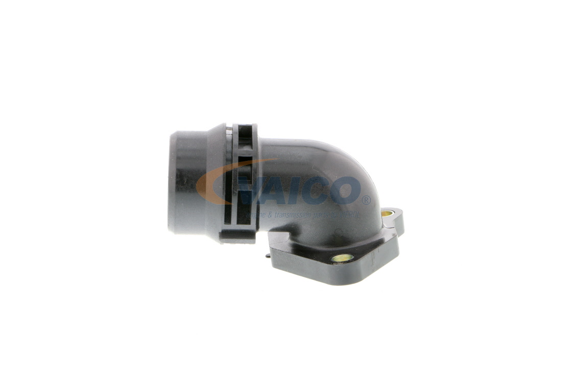 VAICO V20-0741: Flansa lichid racire chiuloasa, fata, montant lateral, Q+, original equipment manufacturer quality