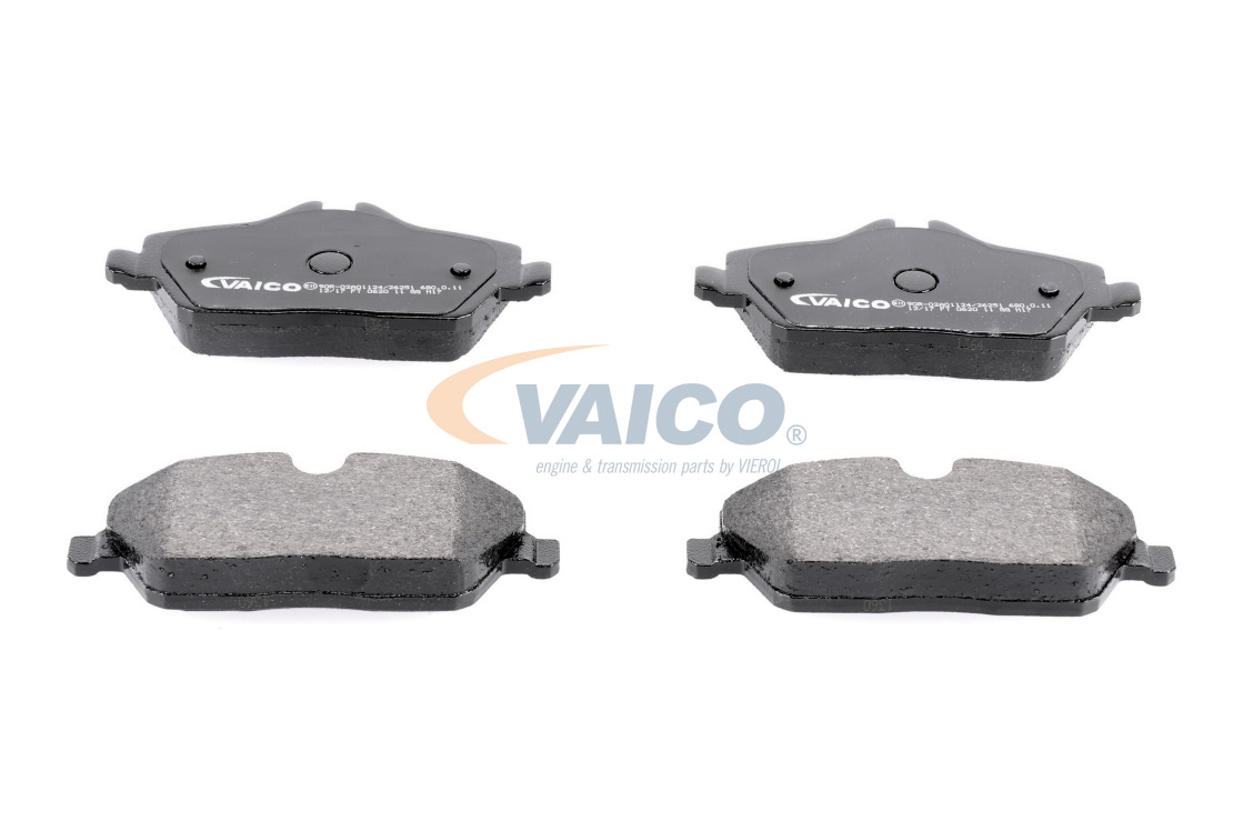 VAICO V20-8159: Bremsbeläge Vorderachse, mit Zubehör, mit Bremssattelschrauben, Q+, Erstausrüsterqualität
