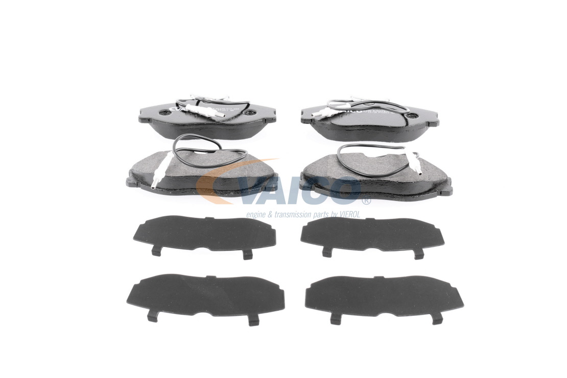 VAICO V22-0078: Jarrupalat, levyjarru Etuakseli, Jarrusatulan ruuveilla, Q+, original equipment manufacturer quality