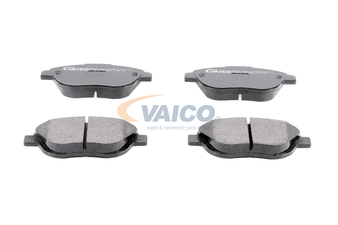 VAICO V22-0082: Fékbetét készlet, tárcsafék elsőtengely, féknyereg csavarokkal, Q+, original equipment manufacturer quality