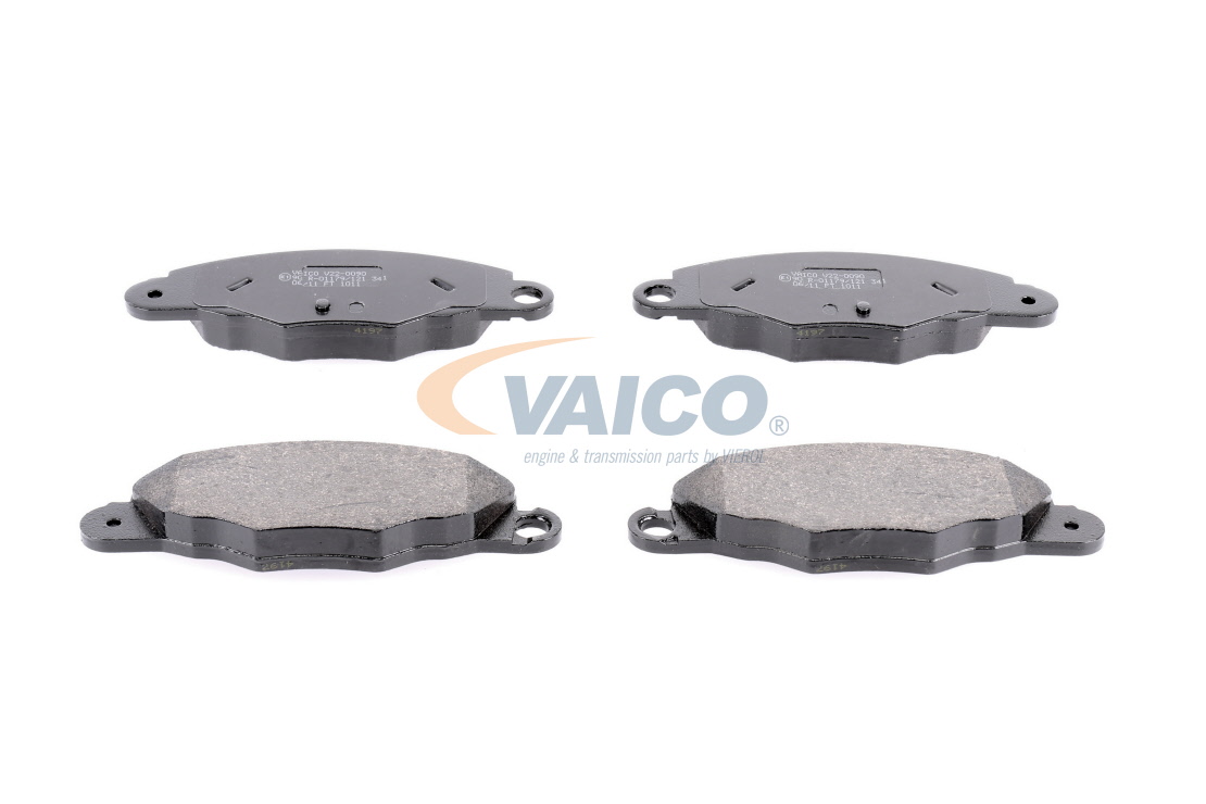 VAICO V22-0090: Piduriklotsid Esisild, koos pidurisadula kruvidega, Q+, original equipment manufacturer quality