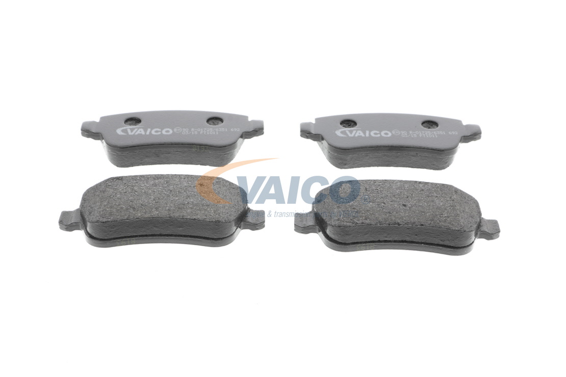 VAICO V24-0103: Plăcuțe de frână puntea spate, cu suruburi etrier, Q+, original equipment manufacturer quality