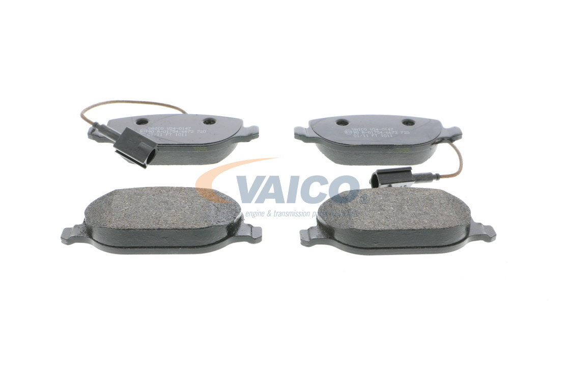 VAICO V24-0147: Remblokken Achteras, Q+, original equipment manufacturer quality