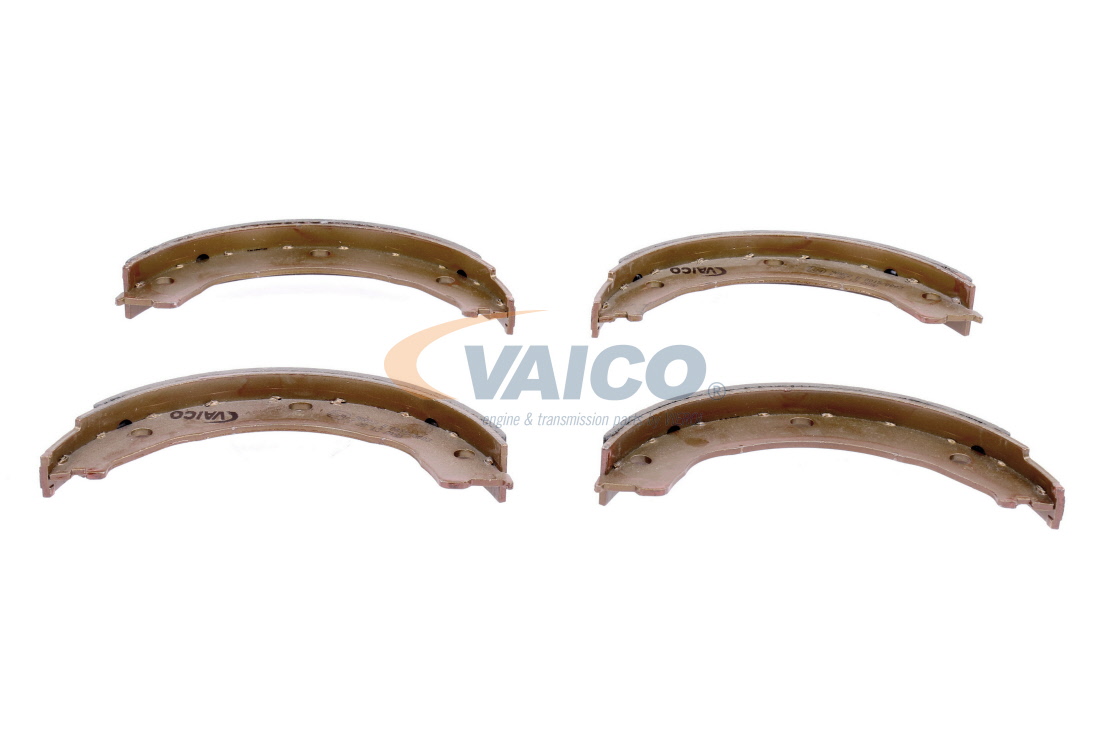 VAICO V25-0161: Zapata de freno de mano Eje trasero, 180mm, con accesorios, Q+, calidad de primer equipo