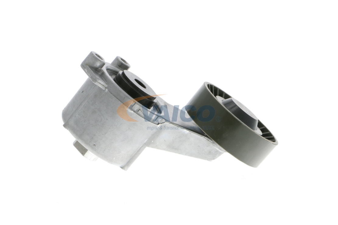 VAICO V30-0112: Riemenspanner, Keilrippenriemen Vorderachse unten, mit Anbau-/Befestigungsmaterial, mit Halter, Original VAICO Qualität