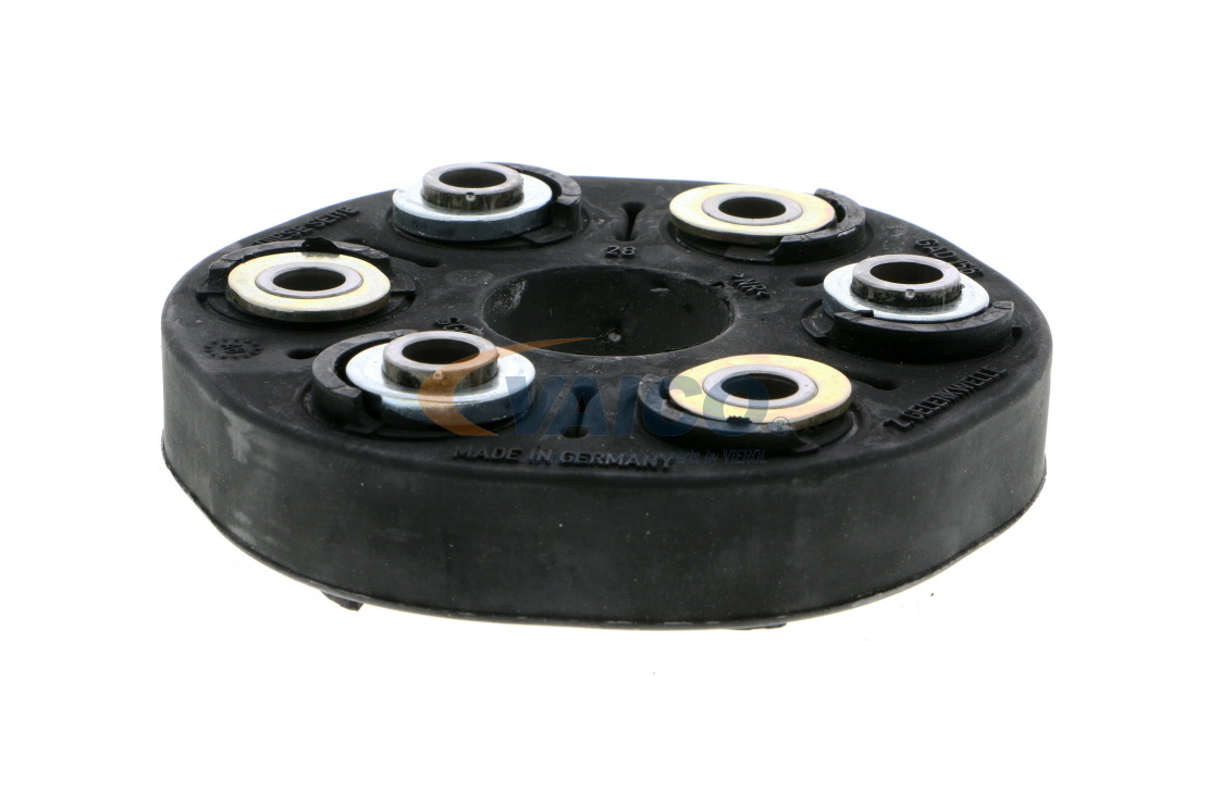 VAICO V30-18104: Hardyscheibe mit Anbau-/Befestigungsmaterial, mit Schrauben, Q+, Erstausrüsterqualität MADE IN GERMANY