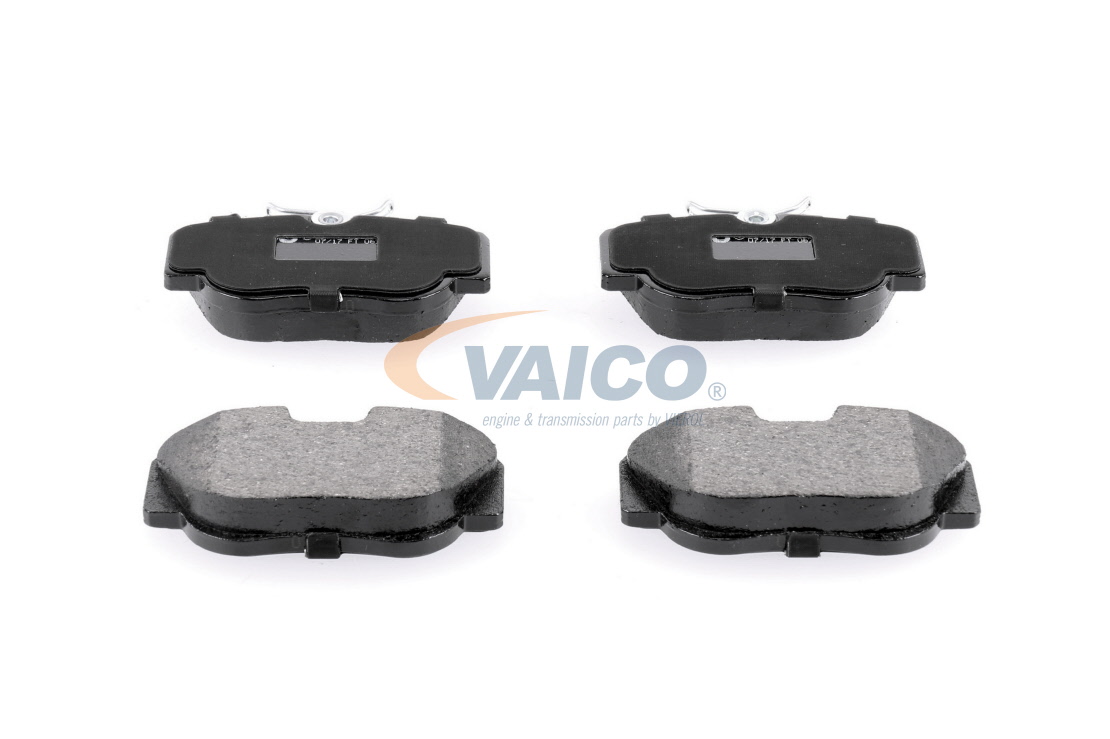 VAICO V30-8103: Bremsbeläge Vorderachse, mit Feder, mit Bremssattelschrauben, Q+, Erstausrüsterqualität