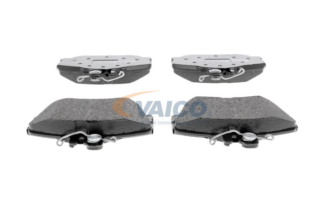 VAICO V30-8107: Plăcuțe de frână punte fata, cu arc, cu suruburi etrier, Q+, original equipment manufacturer quality