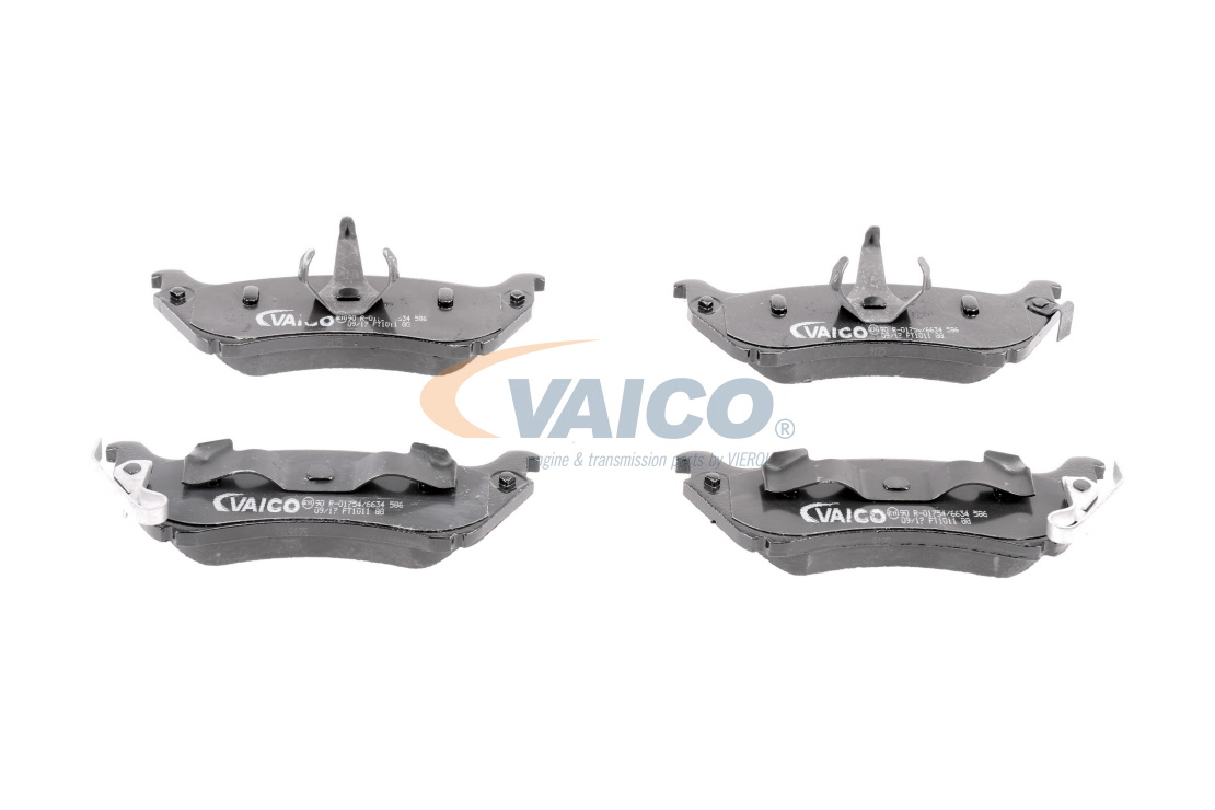 VAICO V30-8151: Plăcuțe de frână puntea spate, cu acceasorii, Q+, original equipment manufacturer quality