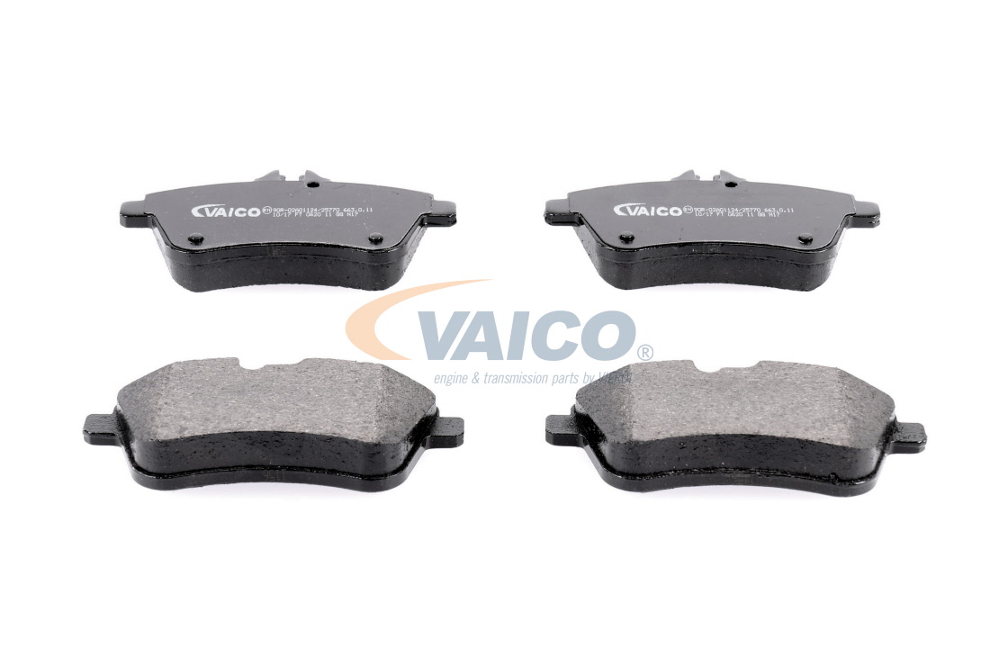 VAICO V30-8187: Plăcuțe de frână punte fata, cu acceasorii, cu suruburi etrier, Q+, original equipment manufacturer quality