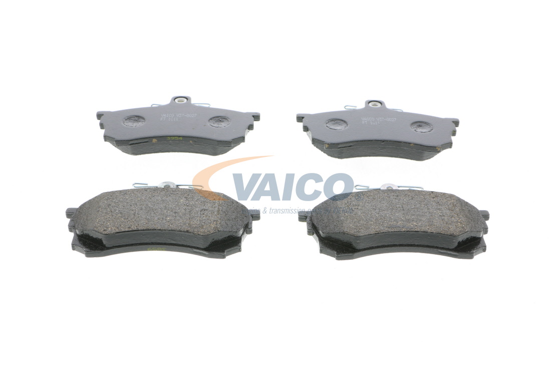 VAICO V37-0027: Plăcuțe de frână punte fata, Q+, original equipment manufacturer quality
