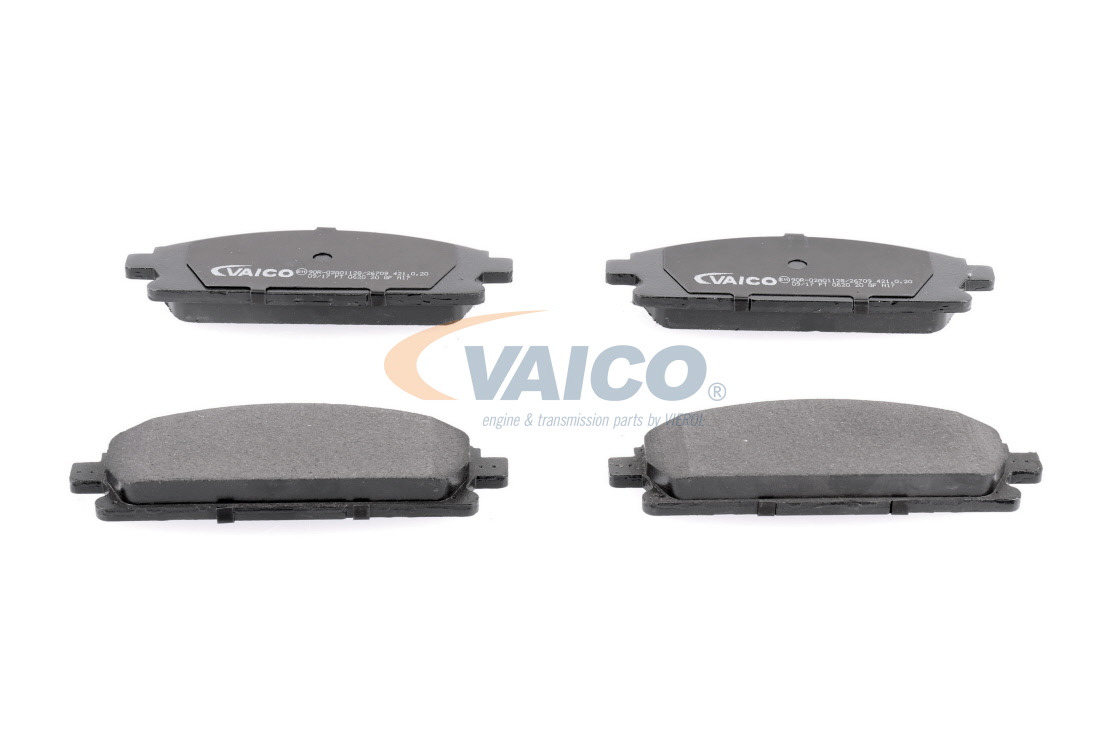 VAICO V38-0034: Plăcuțe de frână punte fata, Q+, original equipment manufacturer quality