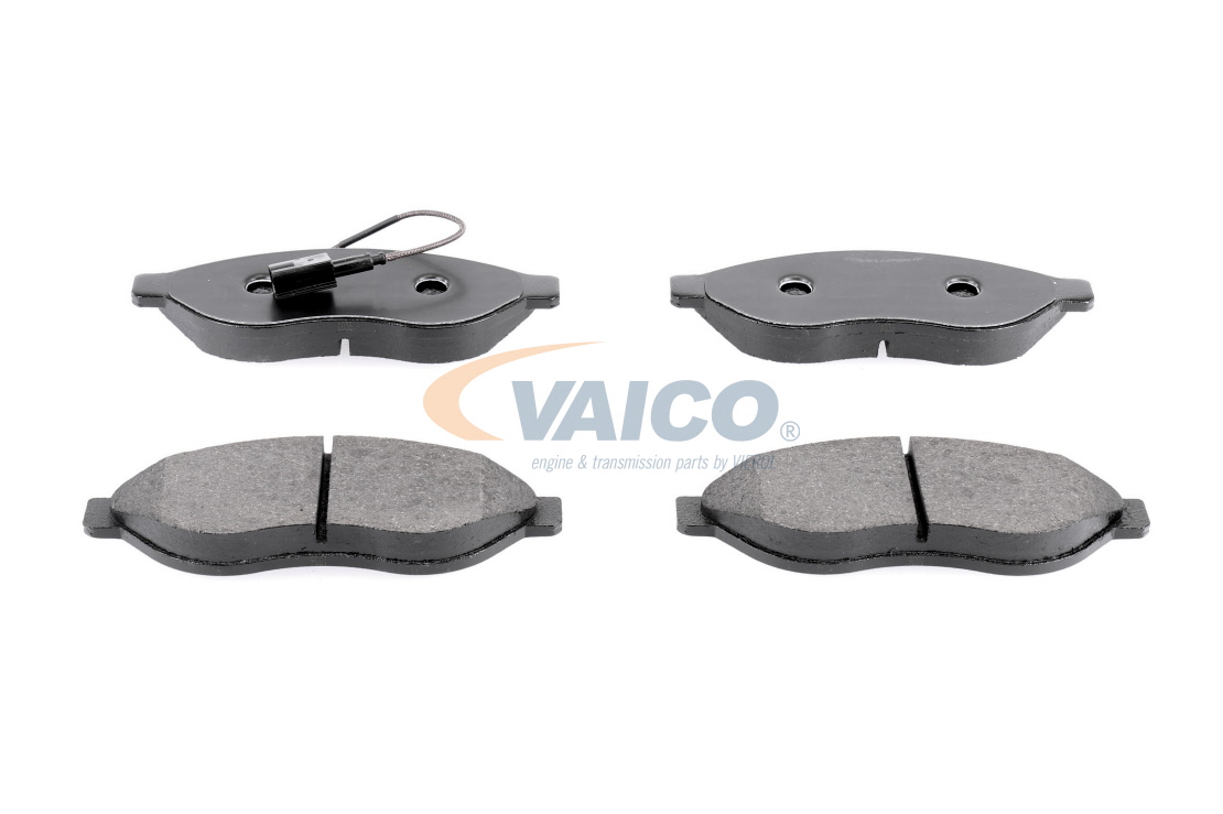 VAICO V42-0093: Fékbetét készlet, tárcsafék elsőtengely, Tartozékokkal, féknyereg csavarokkal, Q+, original equipment manufacturer quality