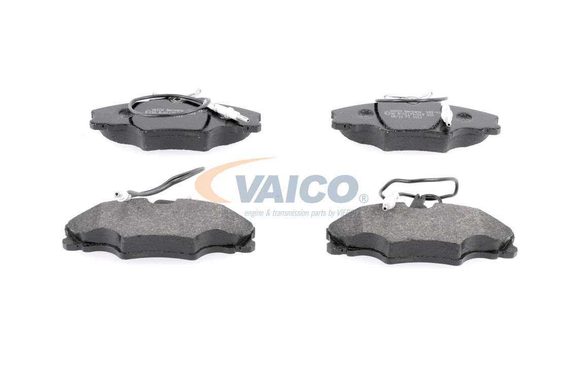 VAICO V42-4107: Juego de pastillas de freno Eje delantero, con tornillos pinza freno, Q+, calidad de primer equipo