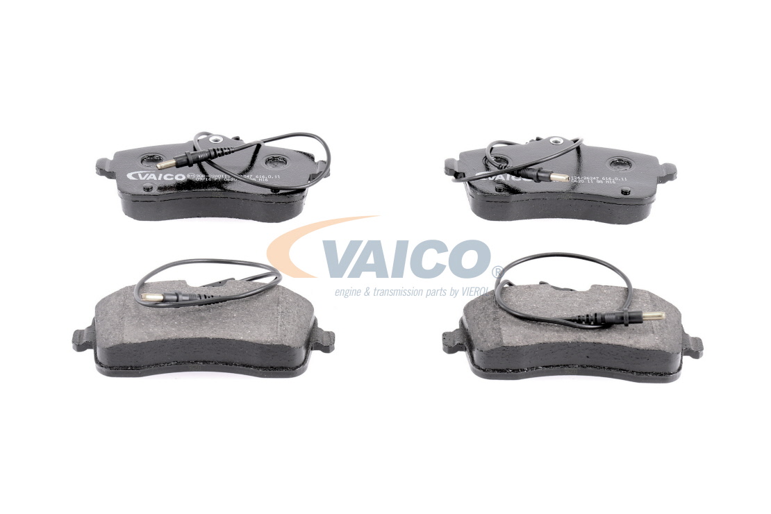 VAICO V42-4114: Plăcuțe de frână punte fata, cu suruburi etrier, Q+, original equipment manufacturer quality