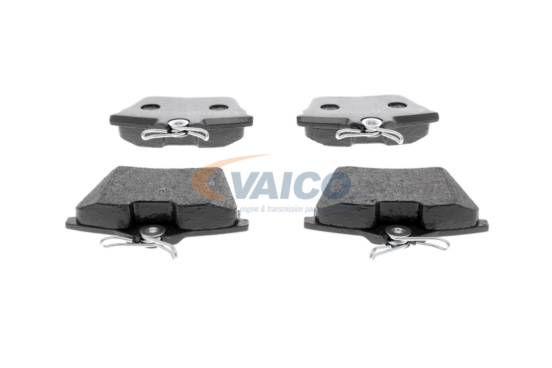 VAICO V42-4118: Plăcuțe de frână puntea spate, cu suruburi etrier, Q+, original equipment manufacturer quality