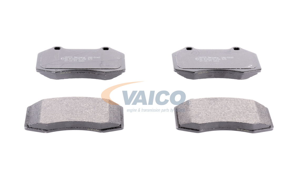 VAICO V46-0160: Plăcuțe de frână punte fata, Q+, original equipment manufacturer quality