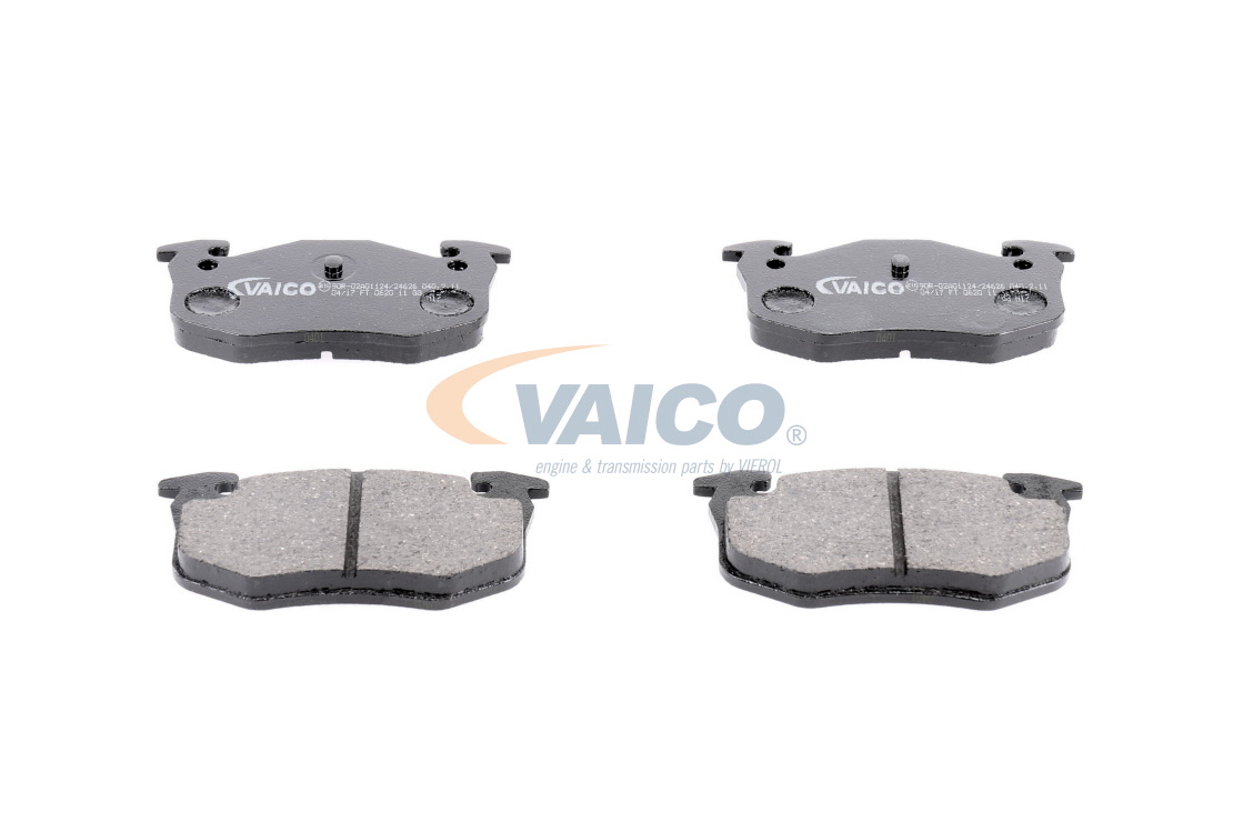 VAICO V46-0162: Fékbetét készlet, tárcsafék hátsótengely, Q+, original equipment manufacturer quality