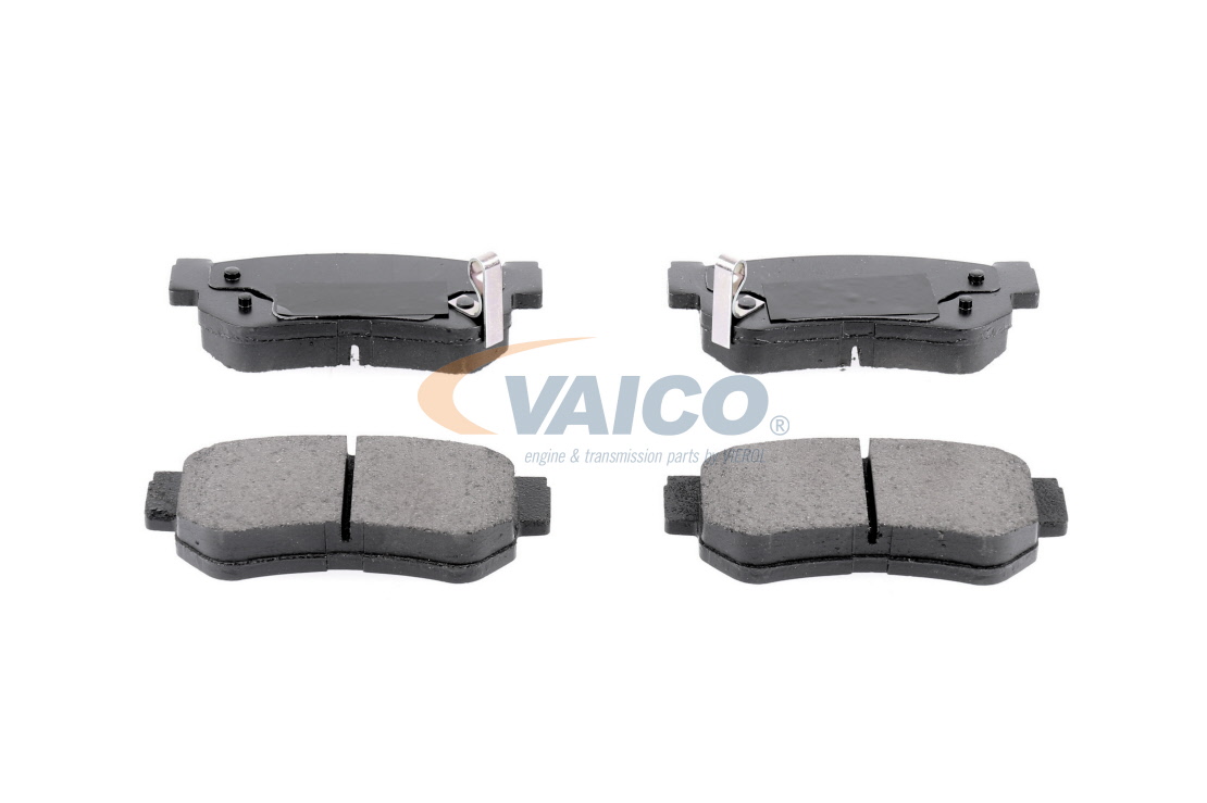 VAICO V52-0013: Juego de pastillas de freno Eje trasero, con accesorios, Q+, calidad de primer equipo