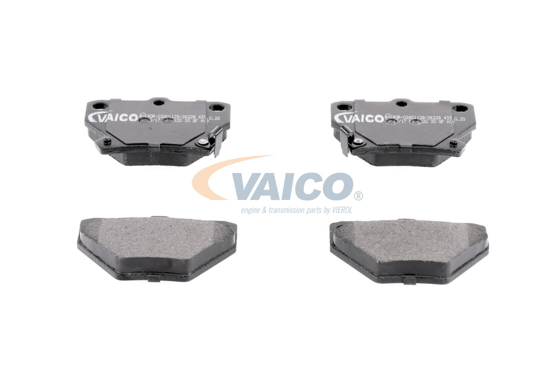 VAICO V70-0034: Remblokken Achteras, Q+, original equipment manufacturer quality