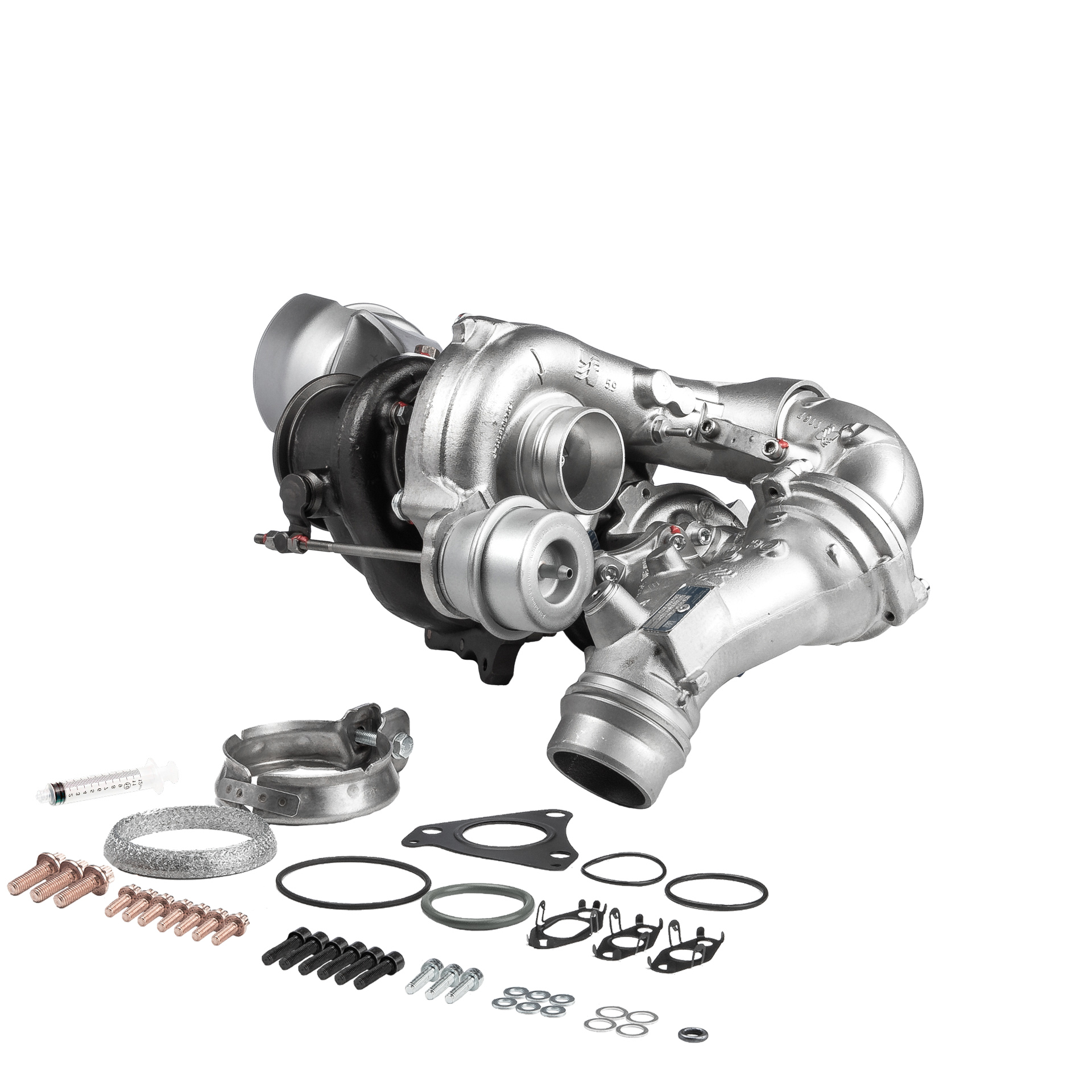 BR Turbo 10009880076RSM: Turbocompresor REMANUFACTURED TURBOCHARGER WITH MOUNTING KIT con material de montaje/fijación