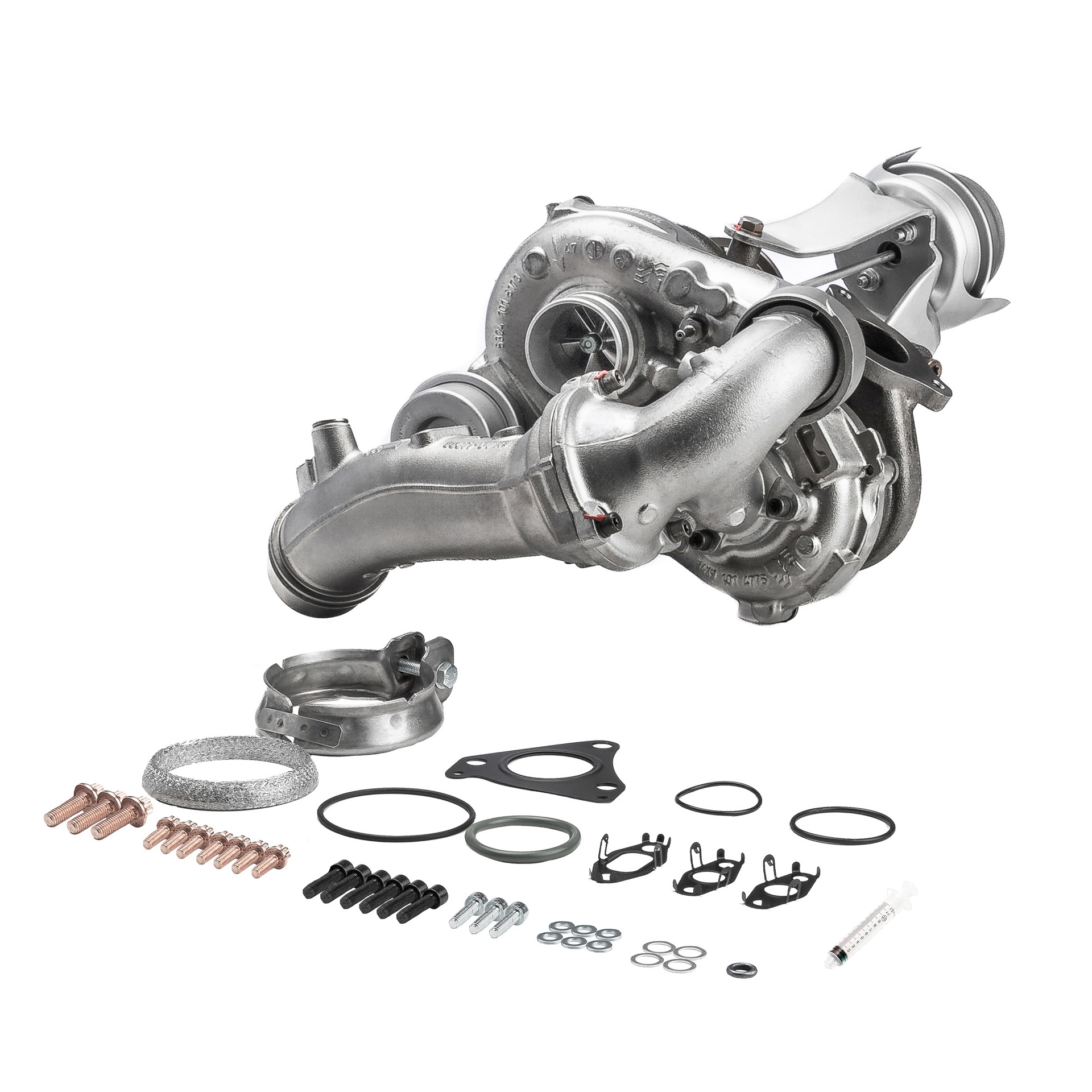 BR Turbo 10009880167RSM: Turbolader REMANUFACTURED TURBOCHARGER WITH MOUNTING KIT mit Anbau-/Befestigungsmaterial