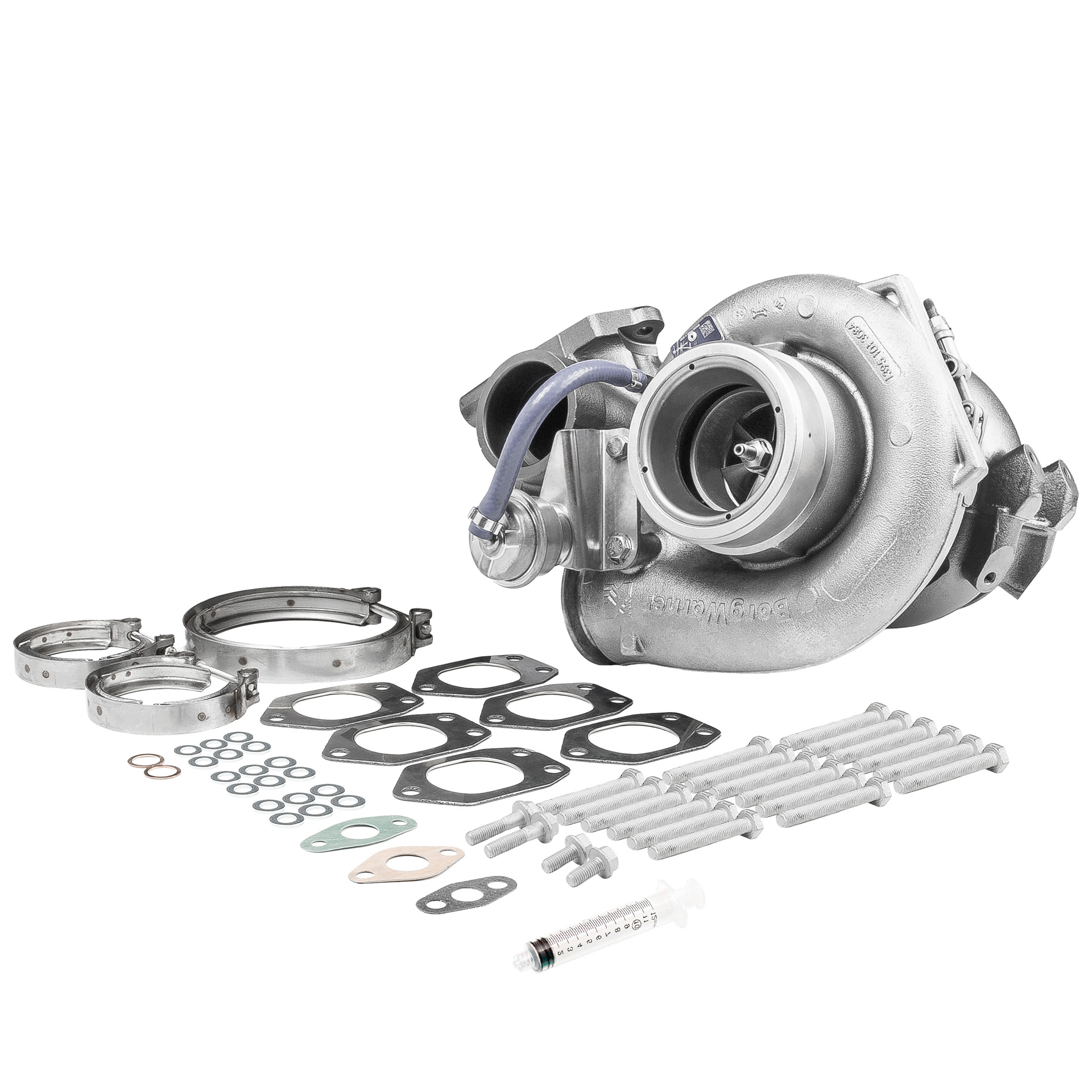 BR Turbo 13879980066RSM: Turbosuflantă REMANUFACTURED TURBOCHARGER WITH MOUNTING KIT cu material de atașare/fixare
