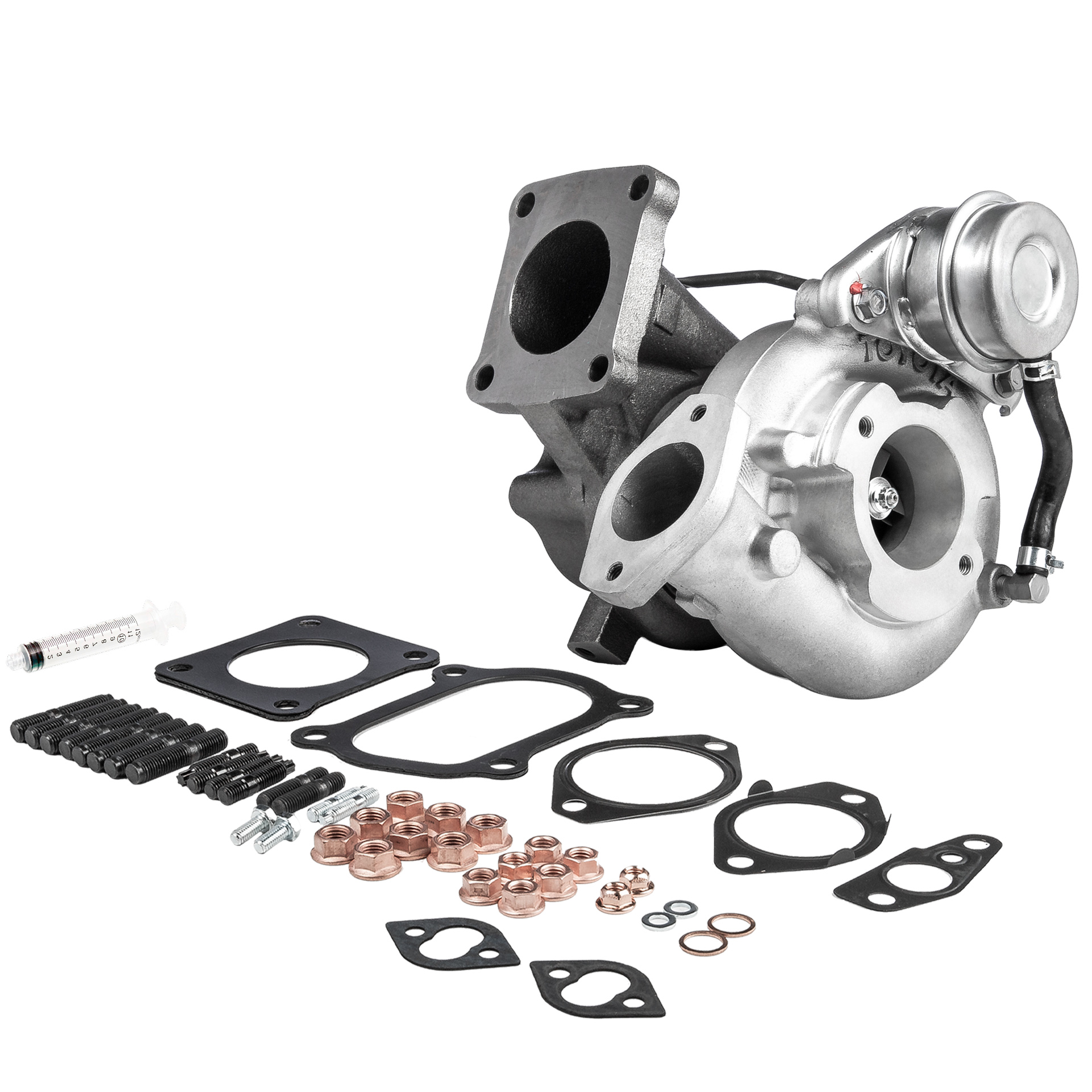 BR Turbo 17201-17040RSM: Turbolader REMANUFACTURED TURBOCHARGER WITH MOUNTING KIT mit Anbau-/Befestigungsmaterial