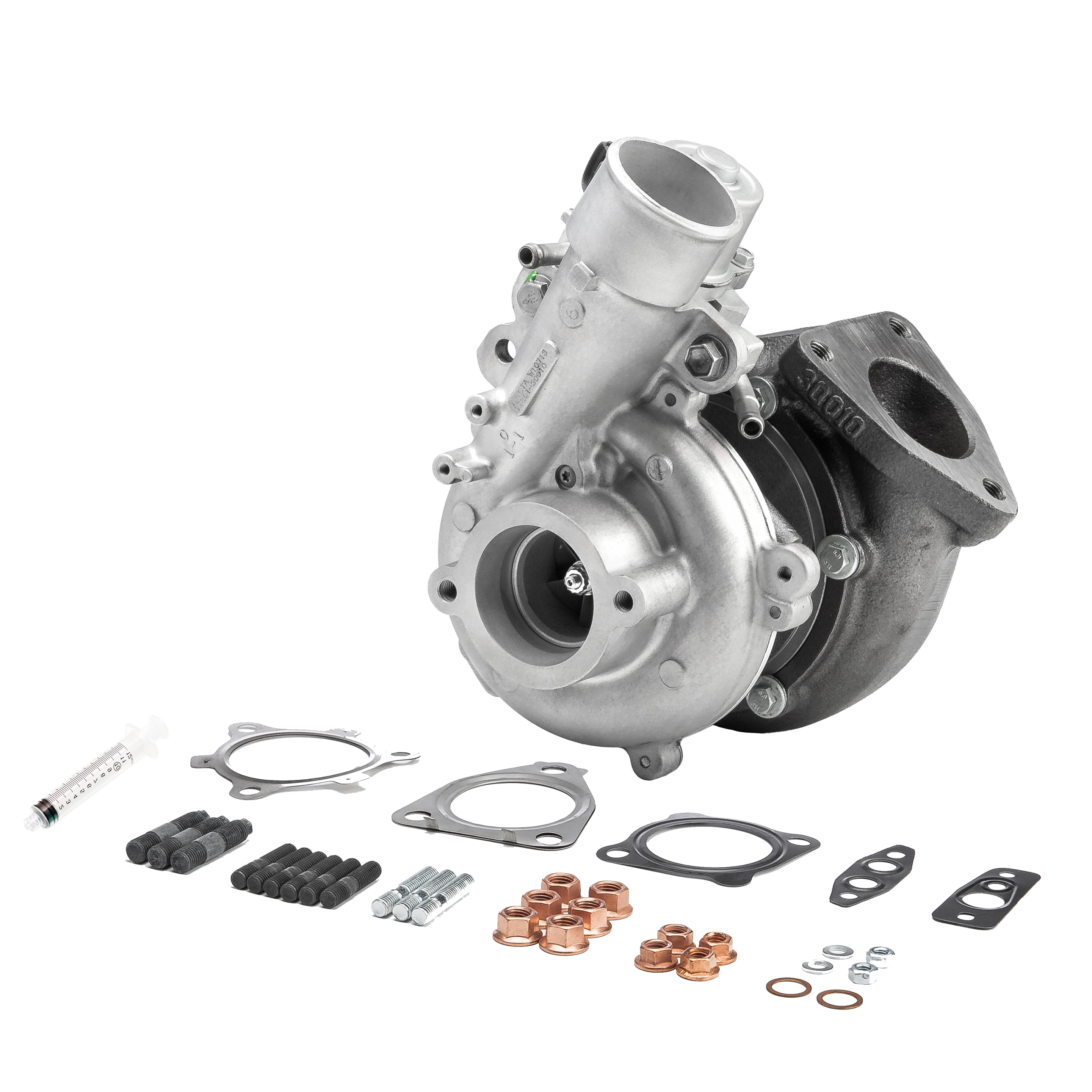 BR Turbo 17201-30011RSM: Turbolader REMANUFACTURED TURBOCHARGER WITH MOUNTING KIT mit Anbau-/Befestigungsmaterial