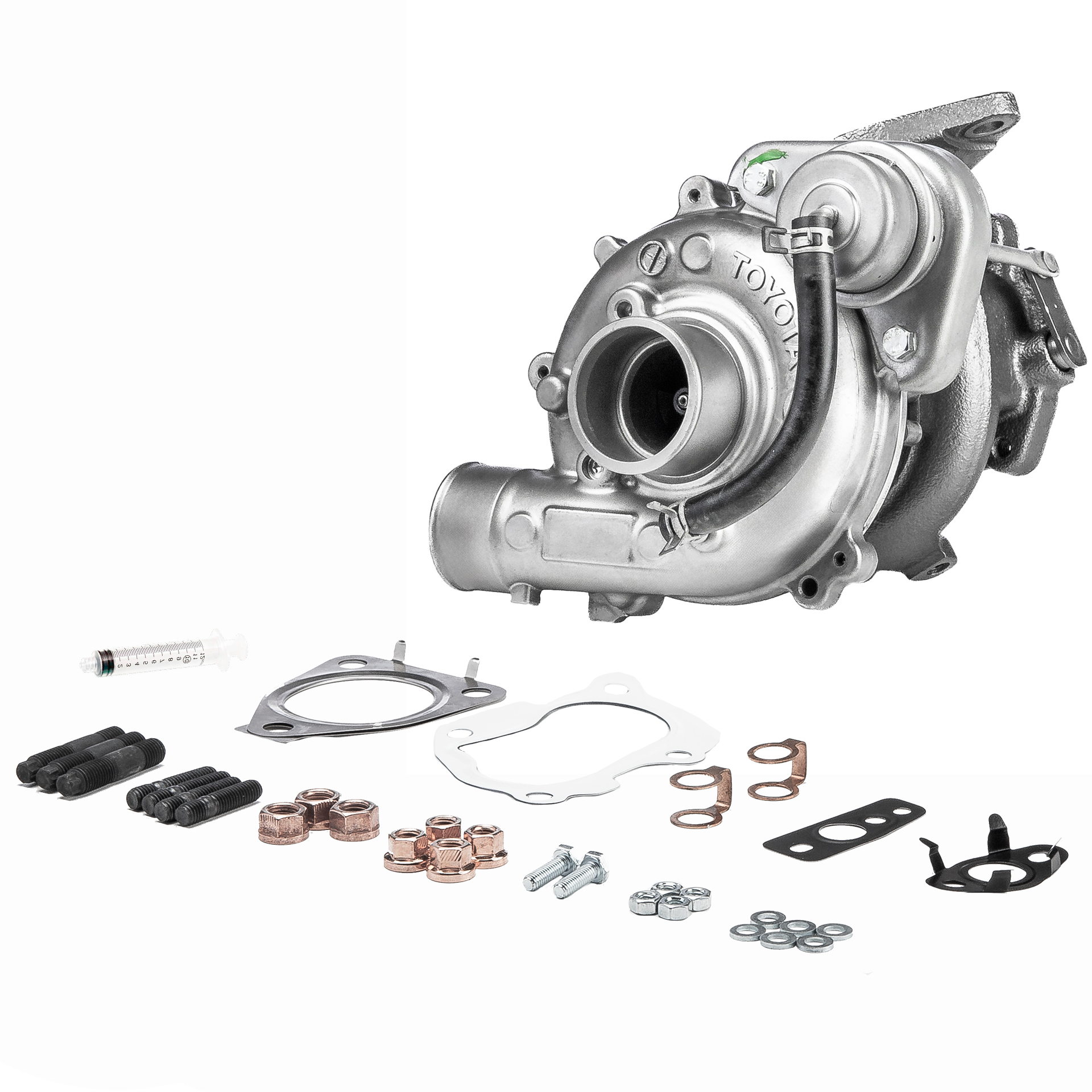 BR Turbo 17201-30030RSM: Turbolader REMANUFACTURED TURBOCHARGER WITH MOUNTING KIT mit Anbau-/Befestigungsmaterial