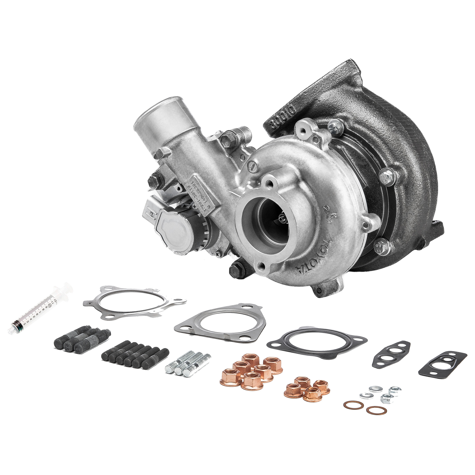 BR Turbo 17201-30110RSM: Turbolader REMANUFACTURED TURBOCHARGER WITH MOUNTING KIT mit Anbau-/Befestigungsmaterial