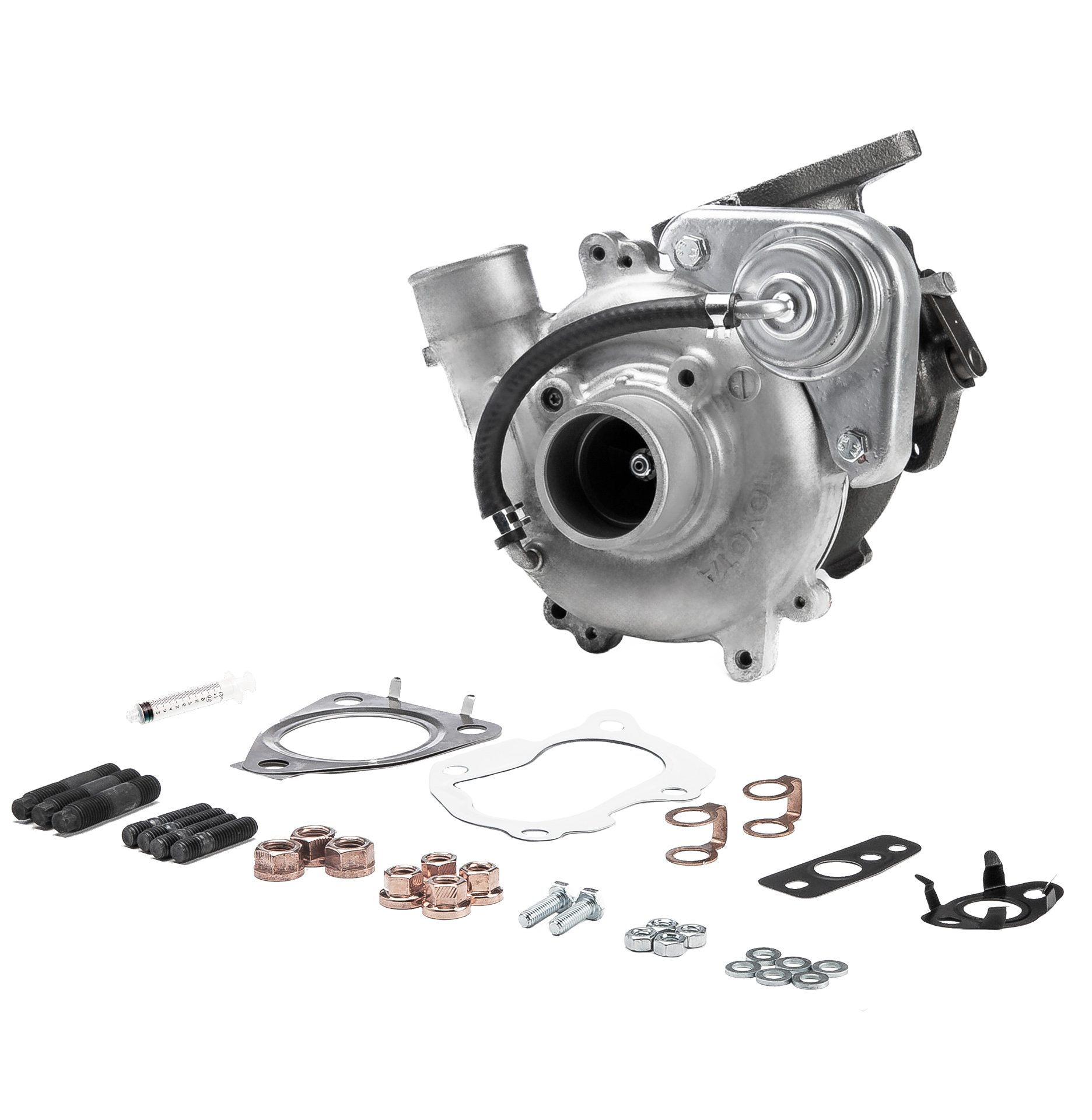 BR Turbo 17201-30141RSM: Turbolader REMANUFACTURED TURBOCHARGER WITH MOUNTING KIT mit Anbau-/Befestigungsmaterial