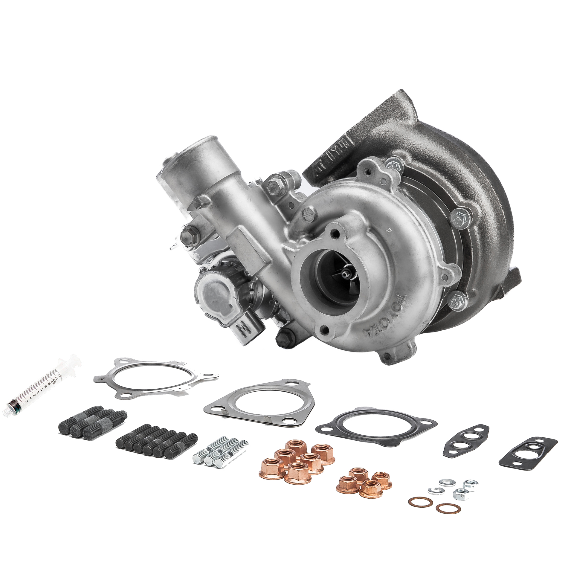 BR Turbo 17201-30160RSM: Turbolader REMANUFACTURED TURBOCHARGER WITH MOUNTING KIT mit Anbau-/Befestigungsmaterial