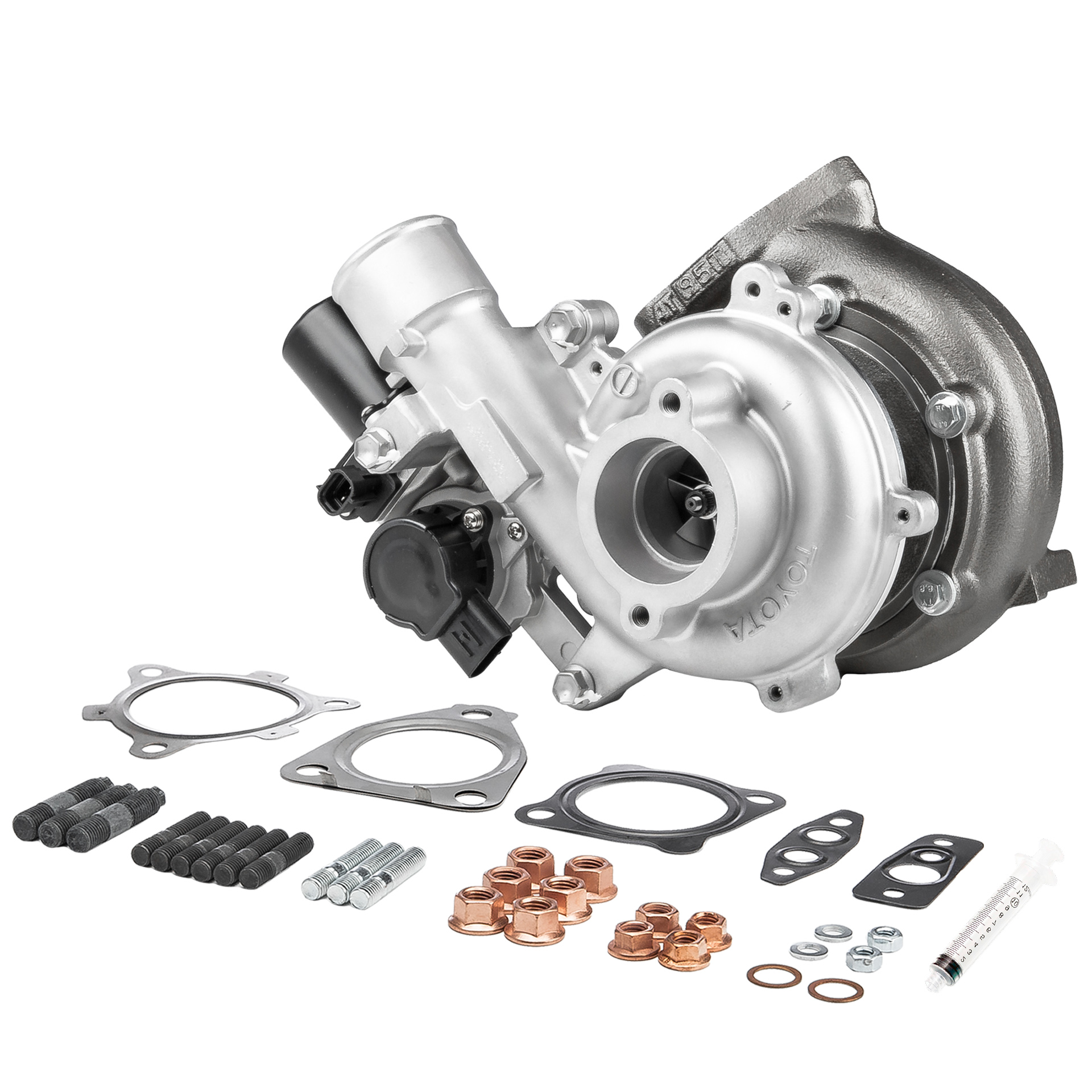 BR Turbo 17201-30180RSM: Turbolader REMANUFACTURED TURBOCHARGER WITH MOUNTING KIT mit Anbau-/Befestigungsmaterial