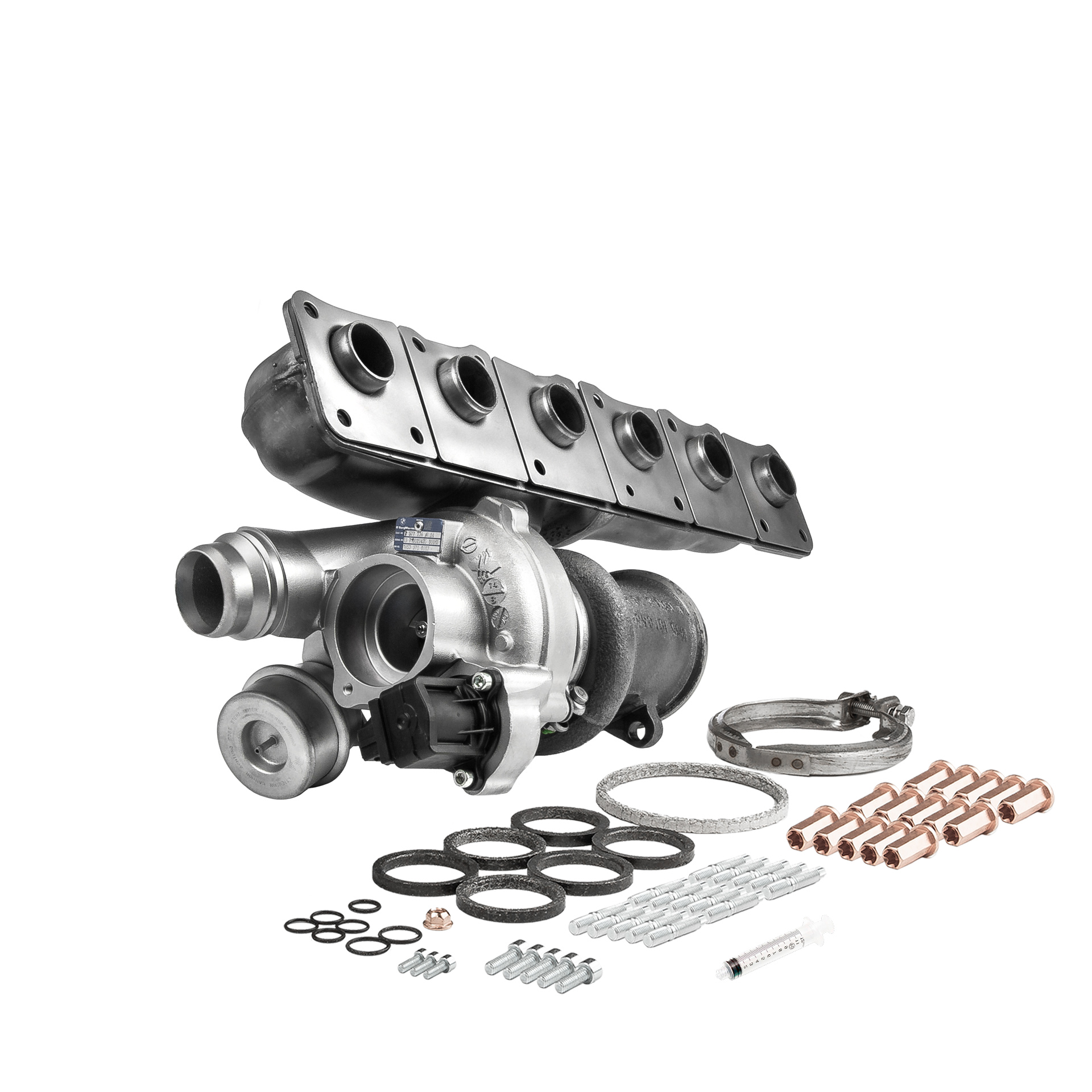 BR Turbo 18539880007RSM: Turbolader REMANUFACTURED TURBOCHARGER WITH MOUNTING KIT mit Anbau-/Befestigungsmaterial