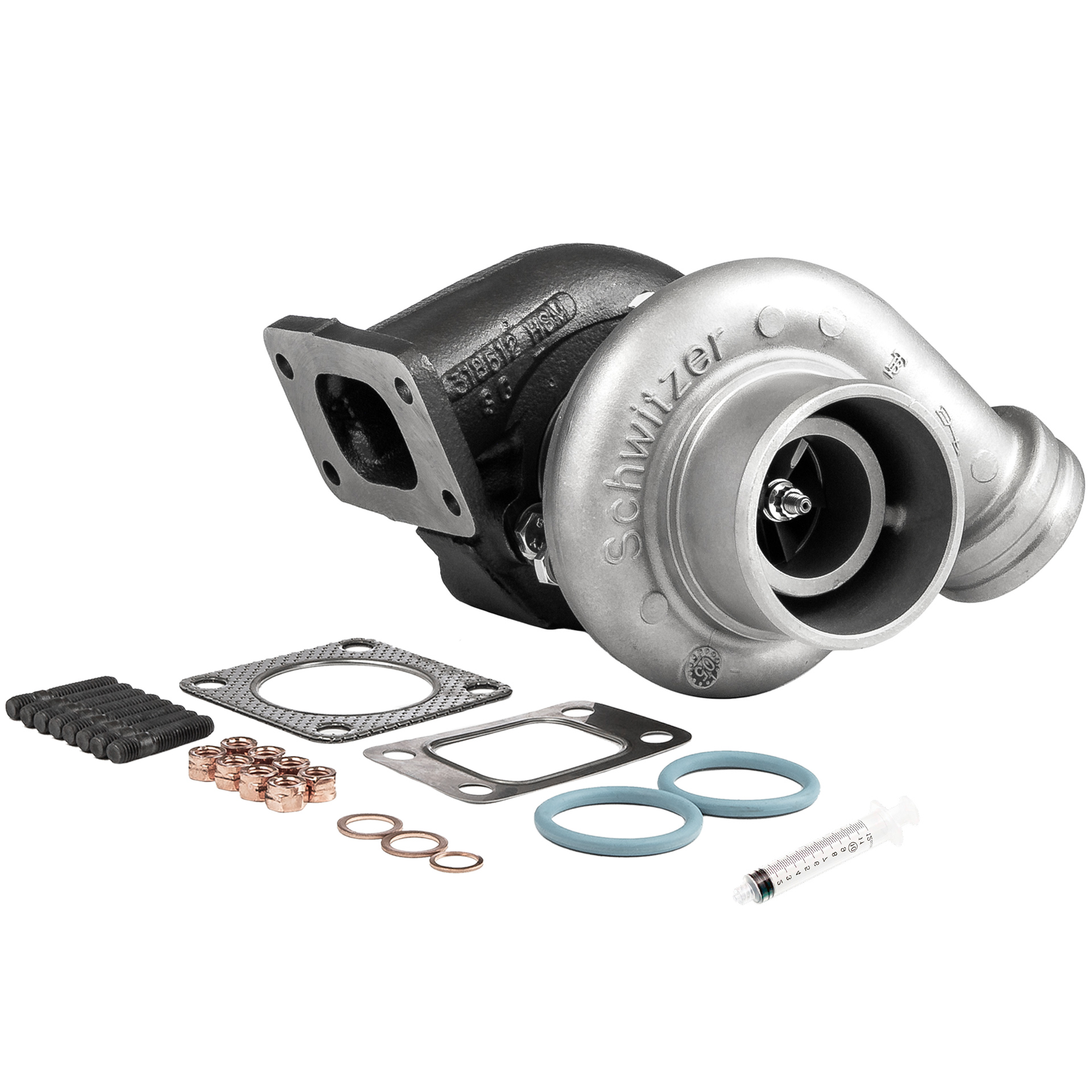 BR Turbo 318279RSM: Turbolader REMANUFACTURED TURBOCHARGER WITH MOUNTING KIT mit Anbau-/Befestigungsmaterial
