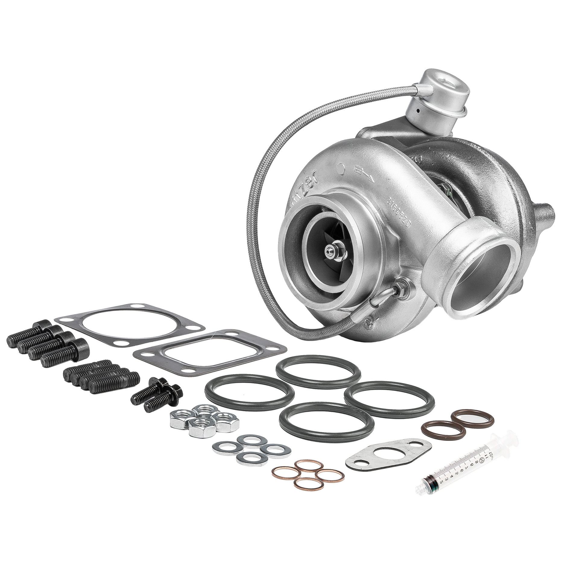 BR Turbo 318815RSM: Turbolader REMANUFACTURED TURBOCHARGER WITH MOUNTING KIT mit Anbau-/Befestigungsmaterial