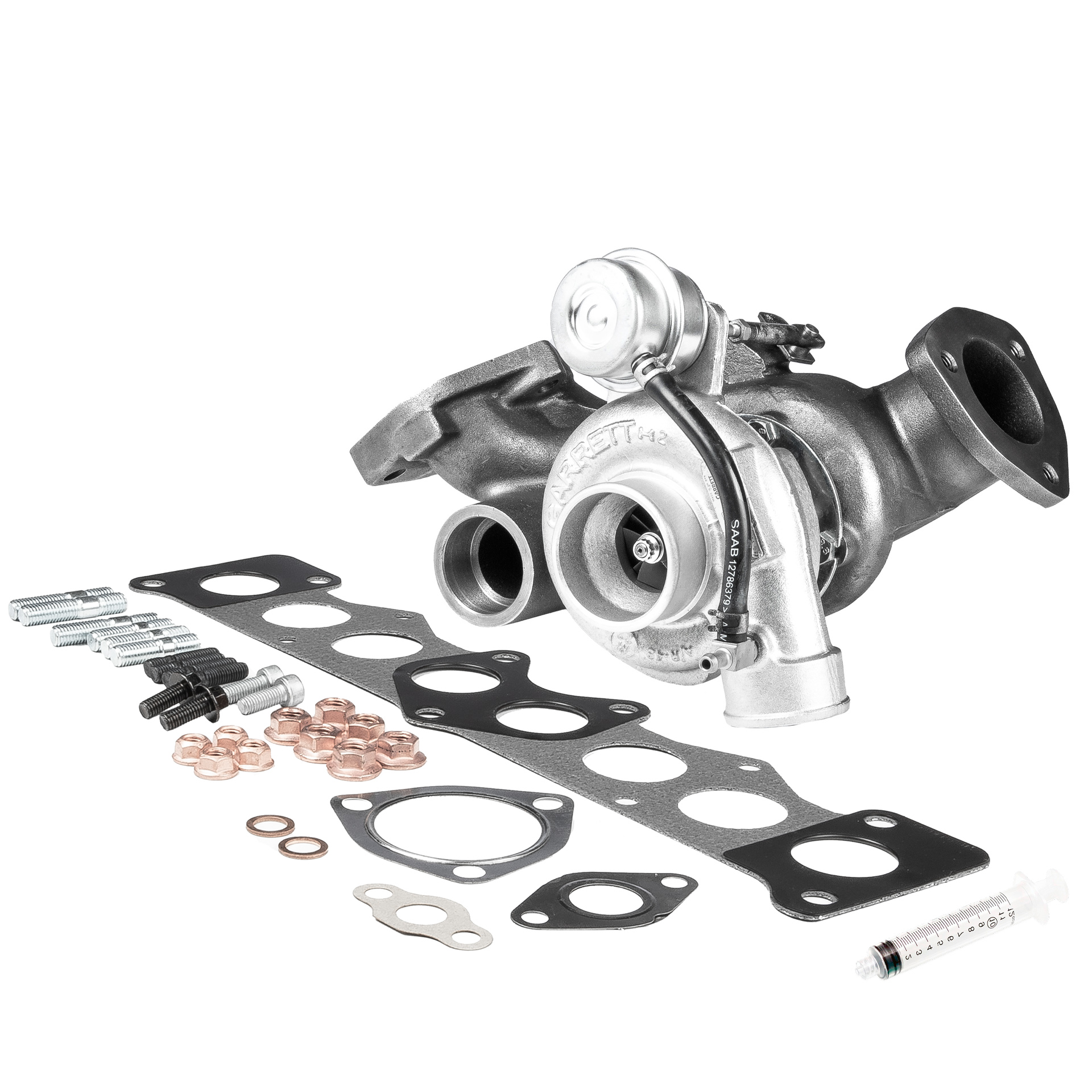 BR Turbo 452055-5001RSM: Turbolader REMANUFACTURED TURBOCHARGER WITH MOUNTING KIT mit Anbau-/Befestigungsmaterial