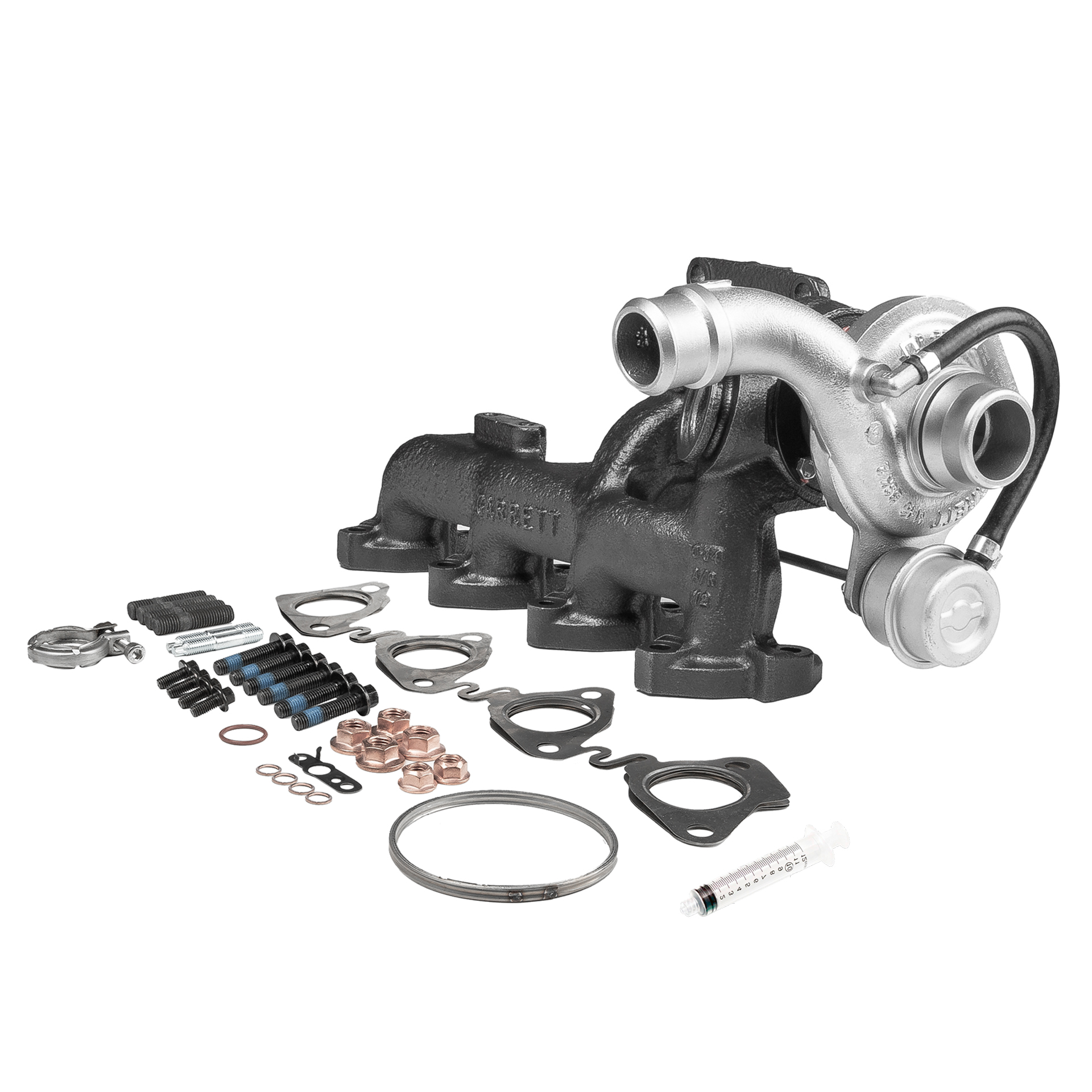 BR Turbo 452244-5001RSM: Turbocompresor REMANUFACTURED TURBOCHARGER WITH MOUNTING KIT con material de montaje/fijación