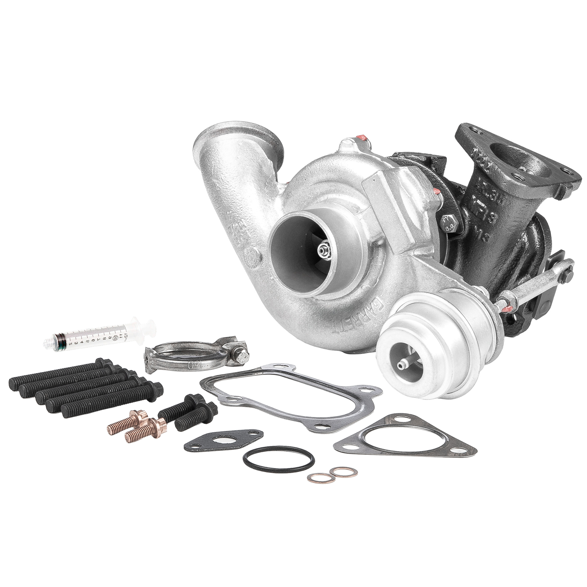 BR Turbo 454216-5001RSM: Turboahdin REMANUFACTURED TURBOCHARGER WITH MOUNTING KIT asennus-/kiinnitysmateriaalilla