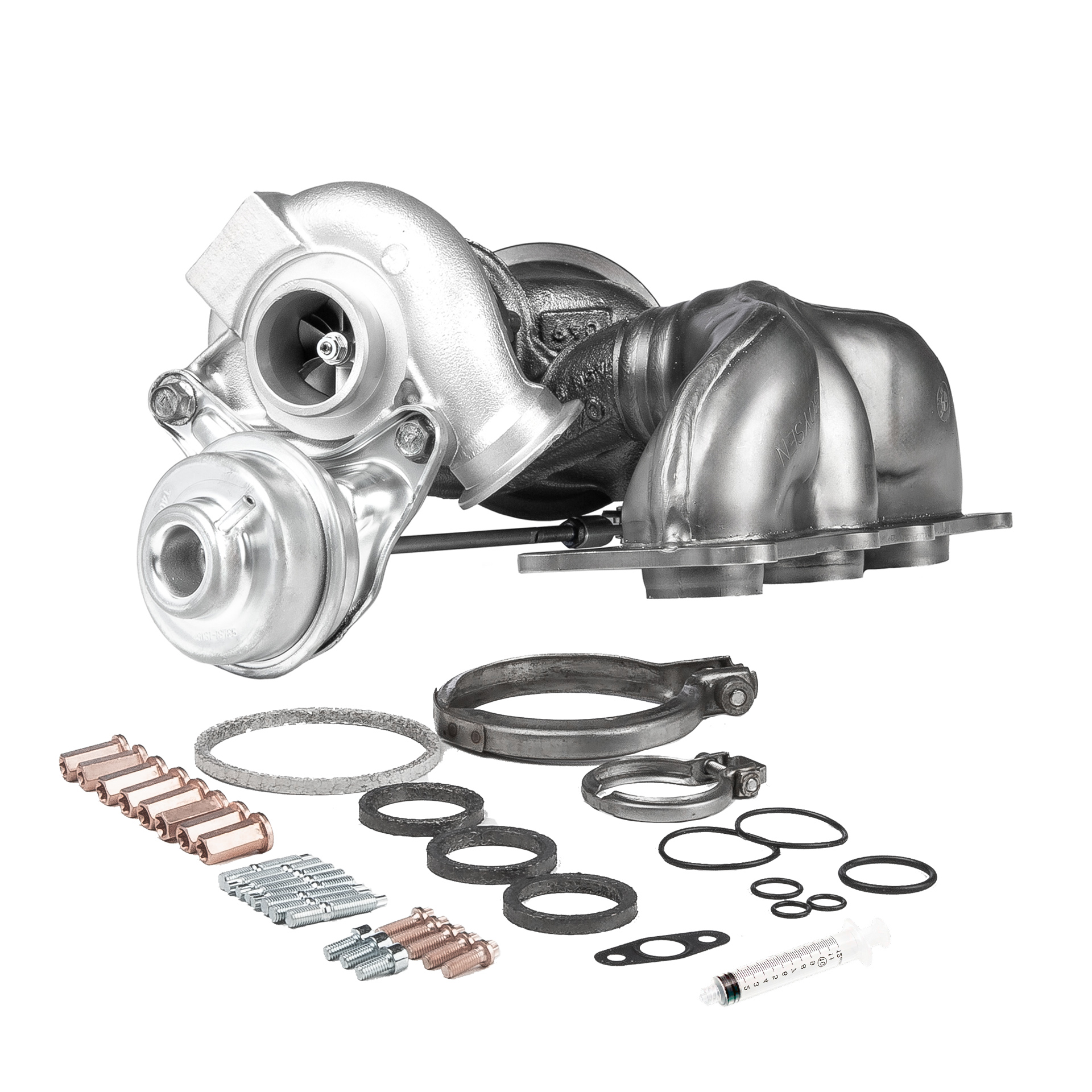 BR Turbo 4913107051RSM: Turbolader REMANUFACTURED TURBOCHARGER WITH MOUNTING KIT mit Anbau-/Befestigungsmaterial