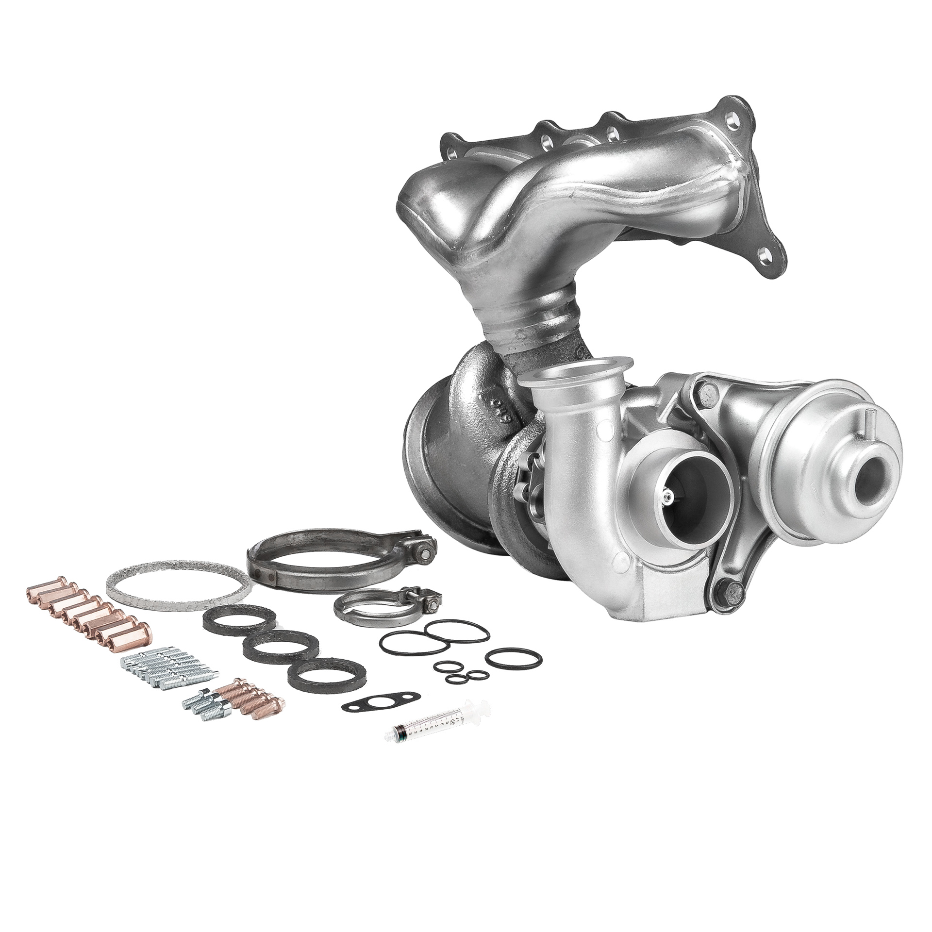 BR Turbo 4913107161RSM: Turbolader REMANUFACTURED TURBOCHARGER WITH MOUNTING KIT mit Anbau-/Befestigungsmaterial
