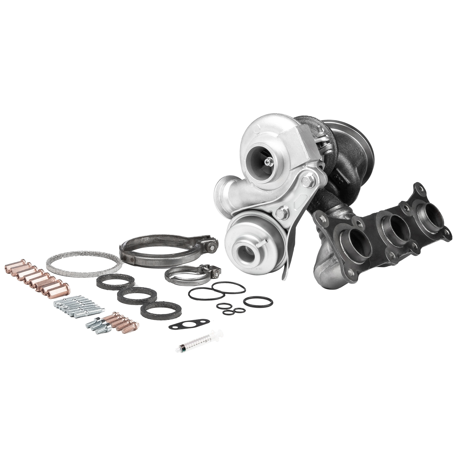 BR Turbo 4913107171RSM: Turbolader REMANUFACTURED TURBOCHARGER WITH MOUNTING KIT mit Anbau-/Befestigungsmaterial
