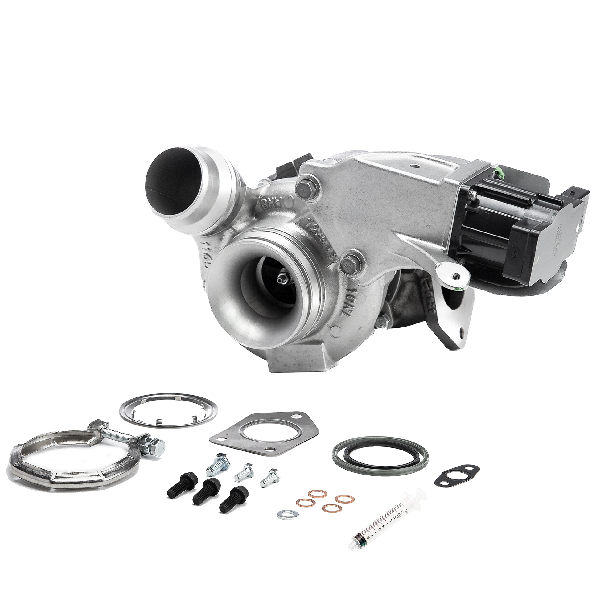 BR Turbo 4913505895RSM: Turbocompresor REMANUFACTURED TURBOCHARGER WITH MOUNTING KIT con material de montaje/fijación