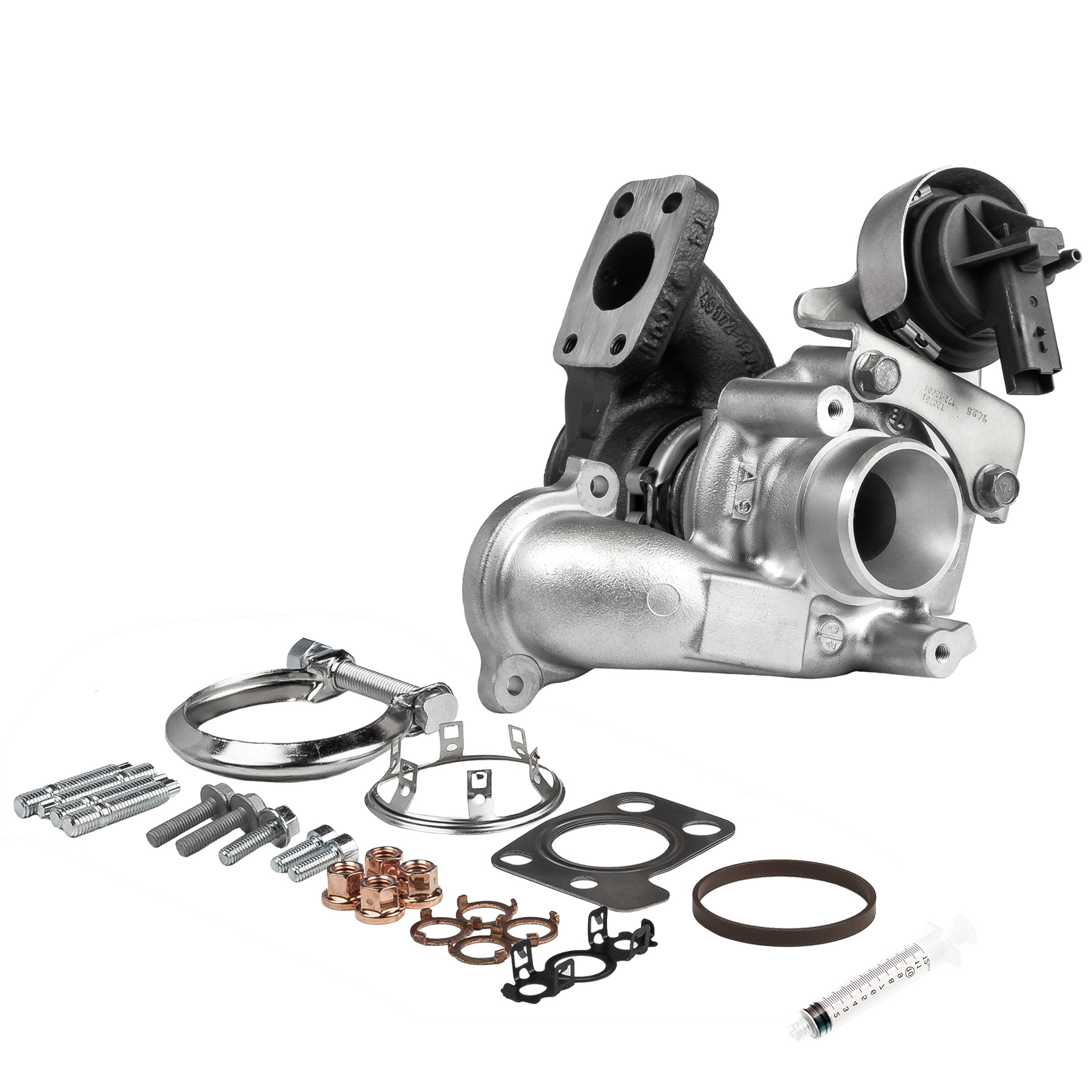 BR Turbo 4917203000RSM: Turbodúchadlo REMANUFACTURED TURBOCHARGER WITH MOUNTING KIT s montážnym/upevňovacím materiálom
