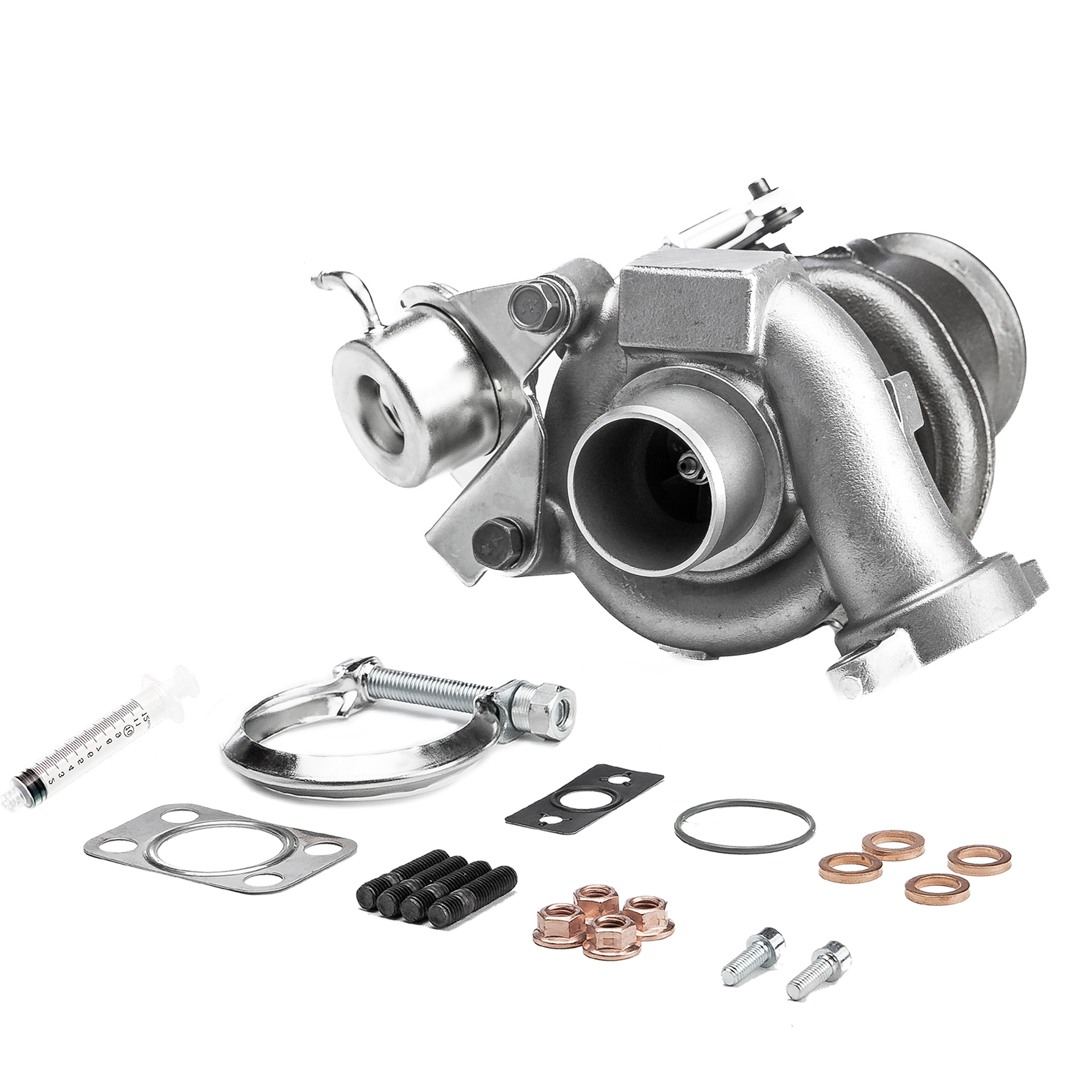 BR Turbo 4917307508RSM: Turboaggregat REMANUFACTURED TURBOCHARGER WITH MOUNTING KIT med påbyggnads-/fästmaterial