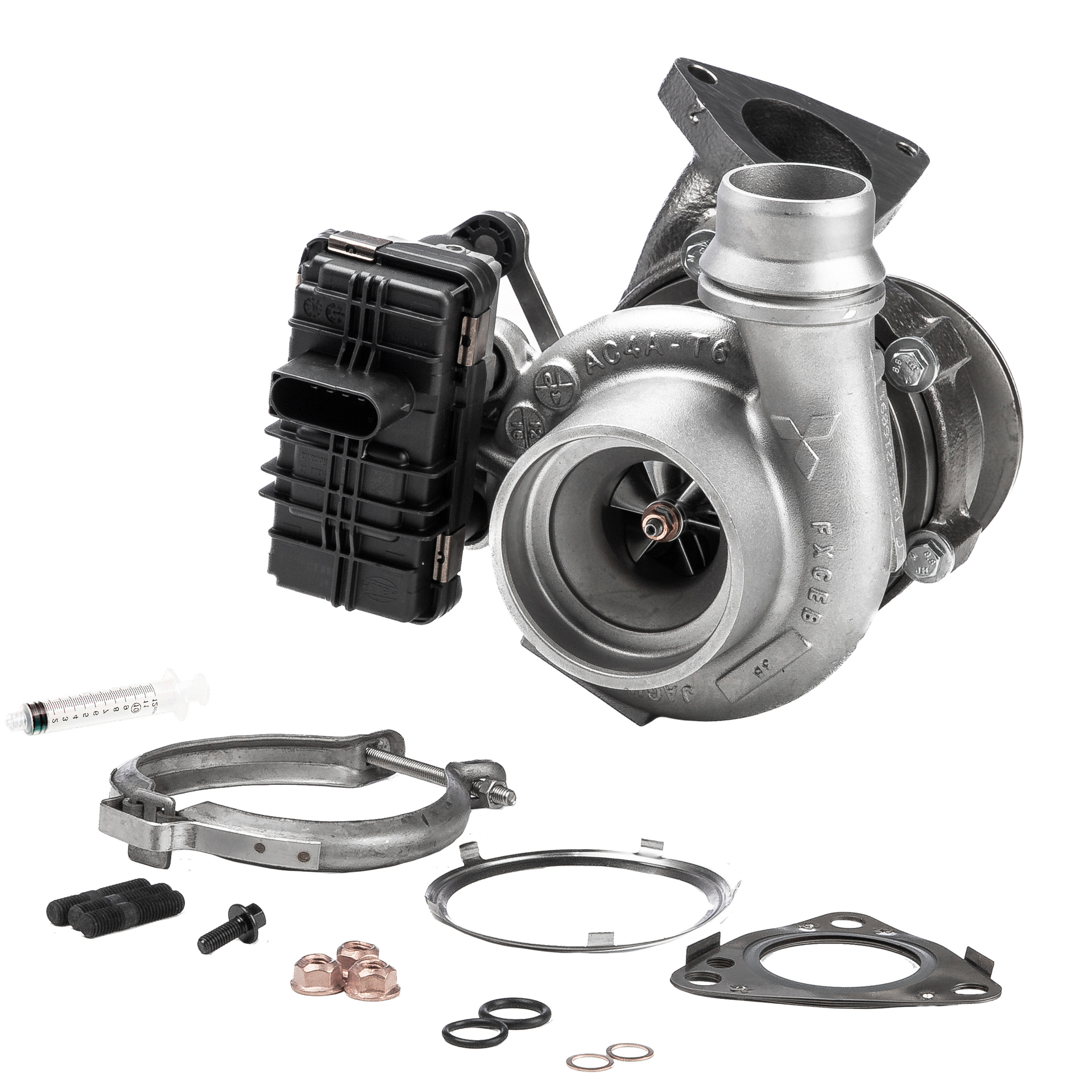 BR Turbo 4933501970RSM: Turbocompresor REMANUFACTURED TURBOCHARGER WITH MOUNTING KIT con material de montaje/fijación