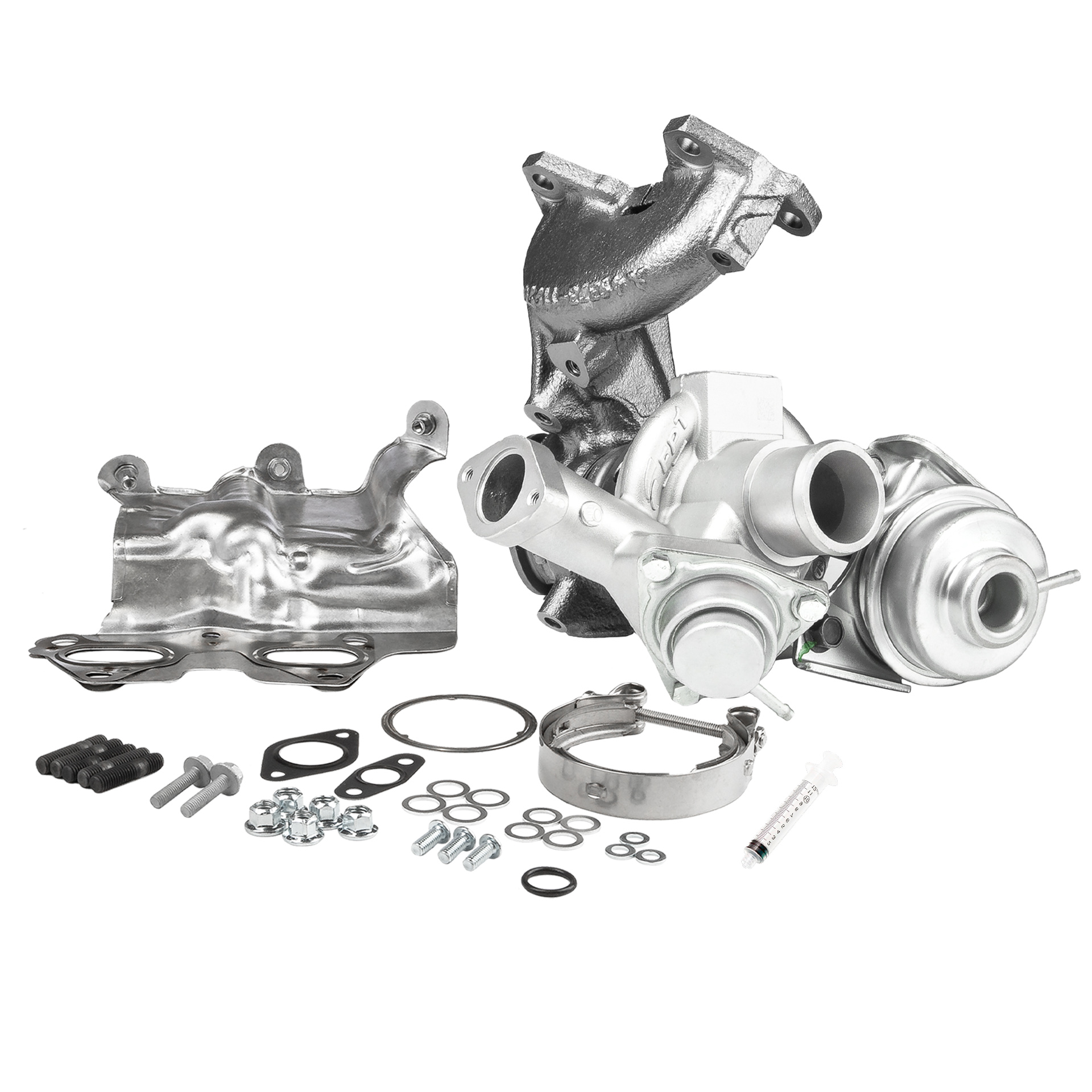 BR Turbo 4937303006RSM: Turbolader REMANUFACTURED TURBOCHARGER WITH MOUNTING KIT mit Anbau-/Befestigungsmaterial